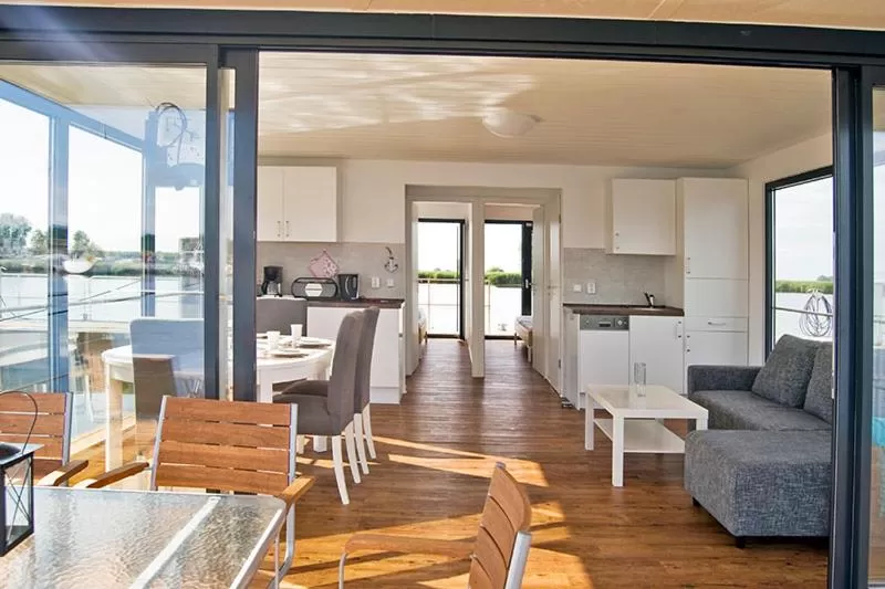 Living room in Schwimmende Häuser im BALTIC SEA RESORT