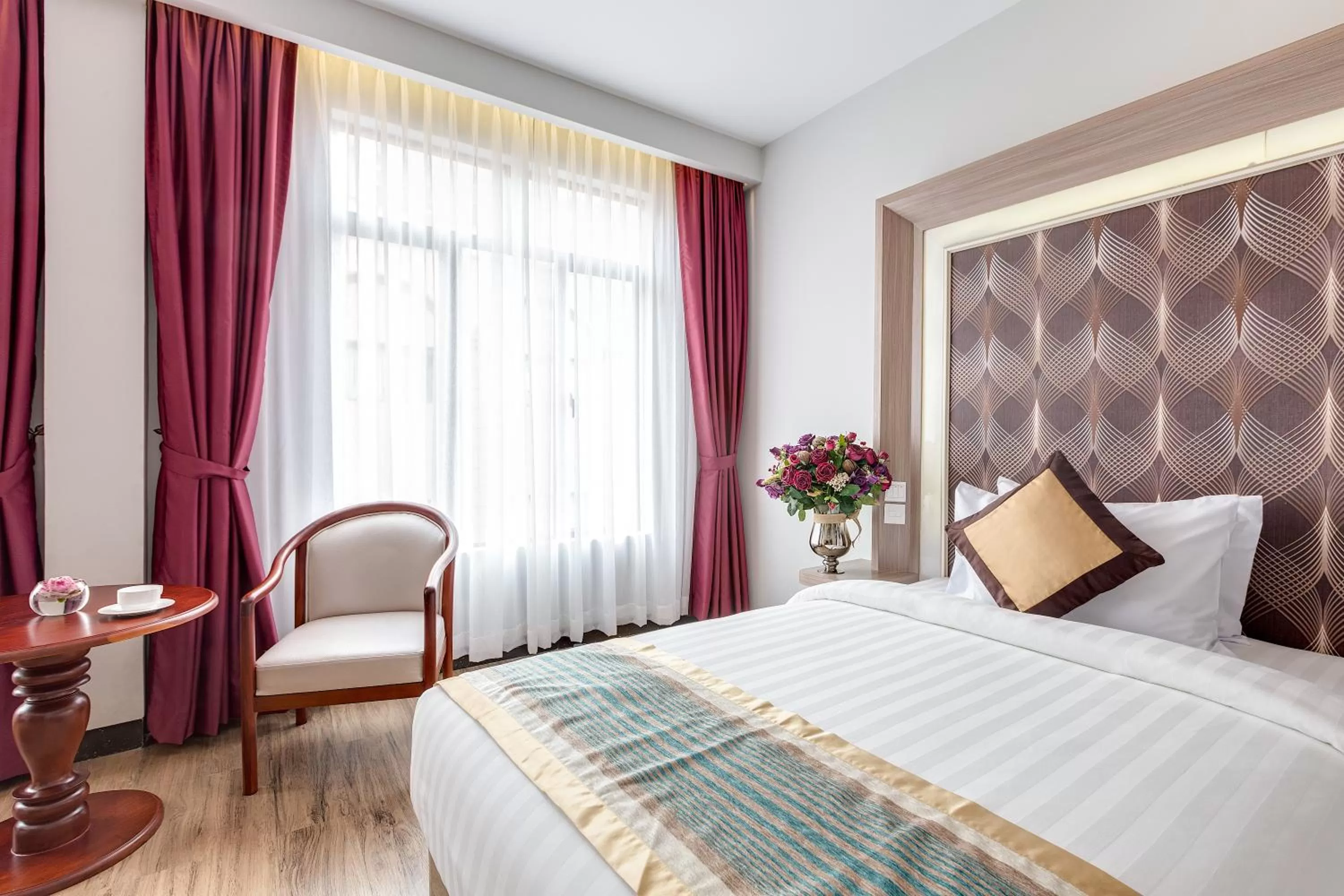 Bed in New York Hotel