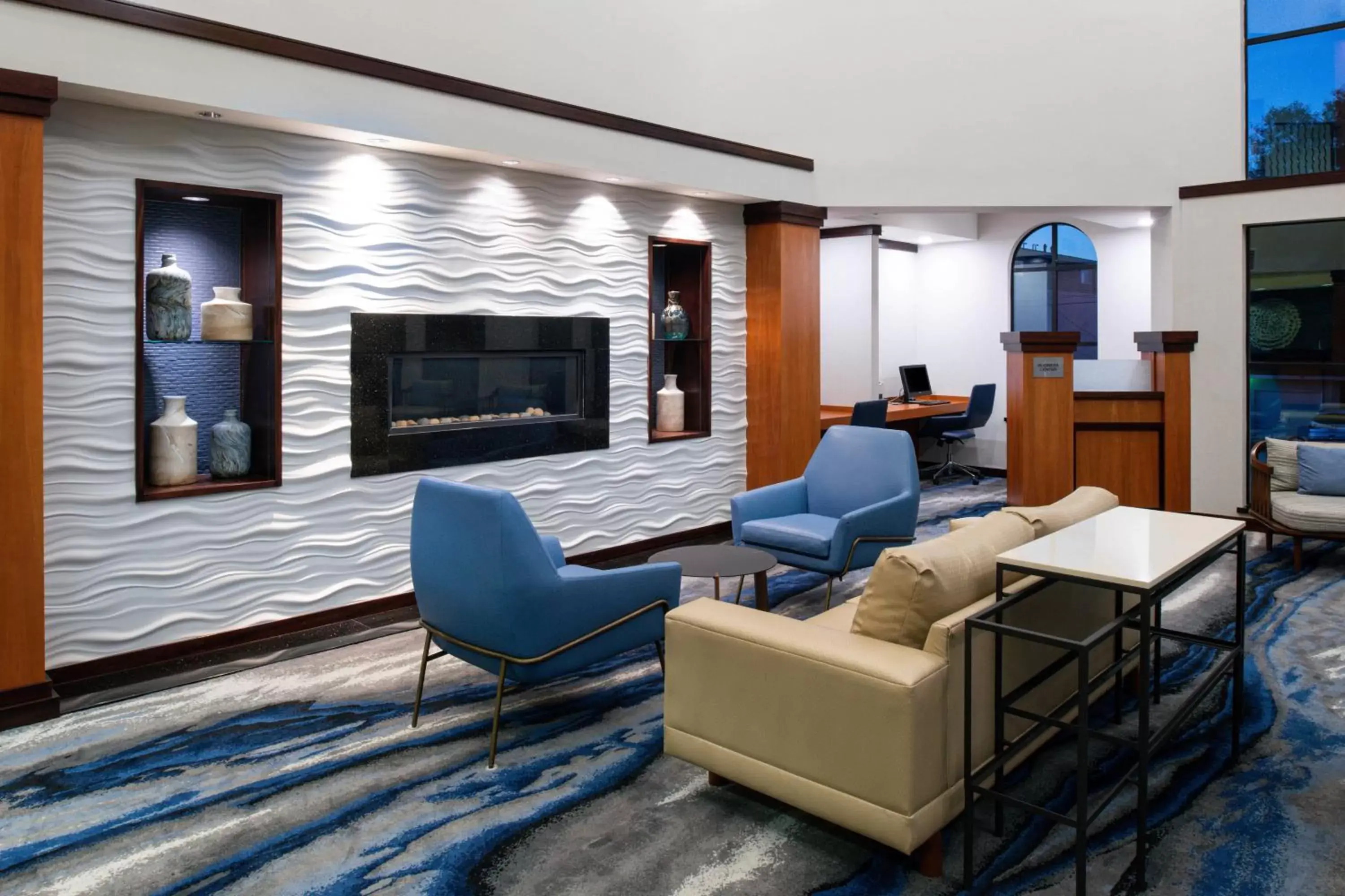 Lobby or reception, Seating Area in Fairfield Inn & Suites Santa Cruz - Capitola