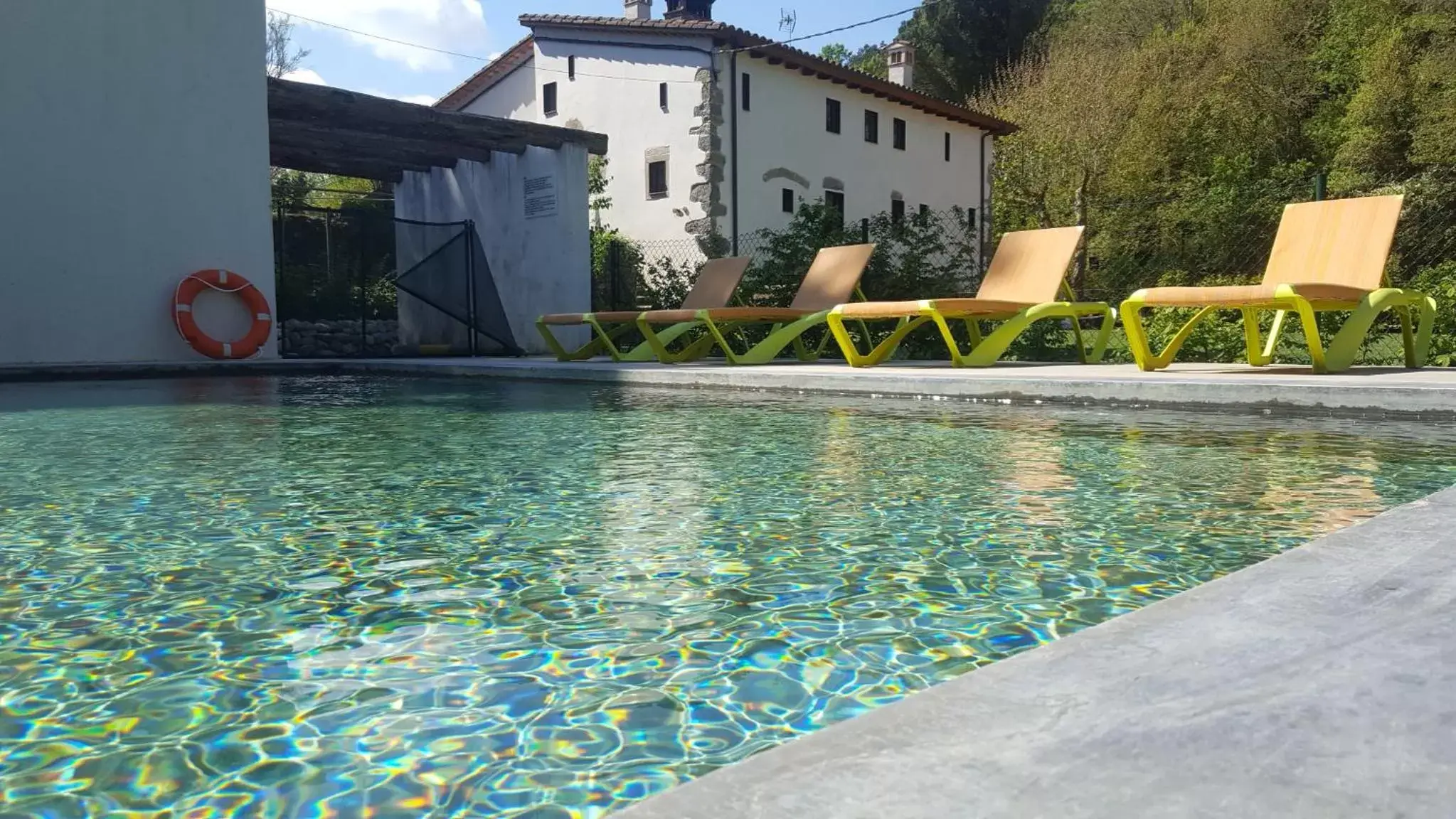 Pool view, Swimming Pool in B&B La Rectoria de Sant Miquel de Pineda