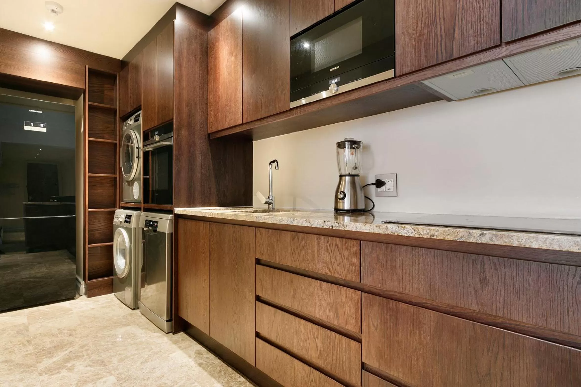 dishwasher, Kitchen/Kitchenette in Taj Executive Suites, Private Residence