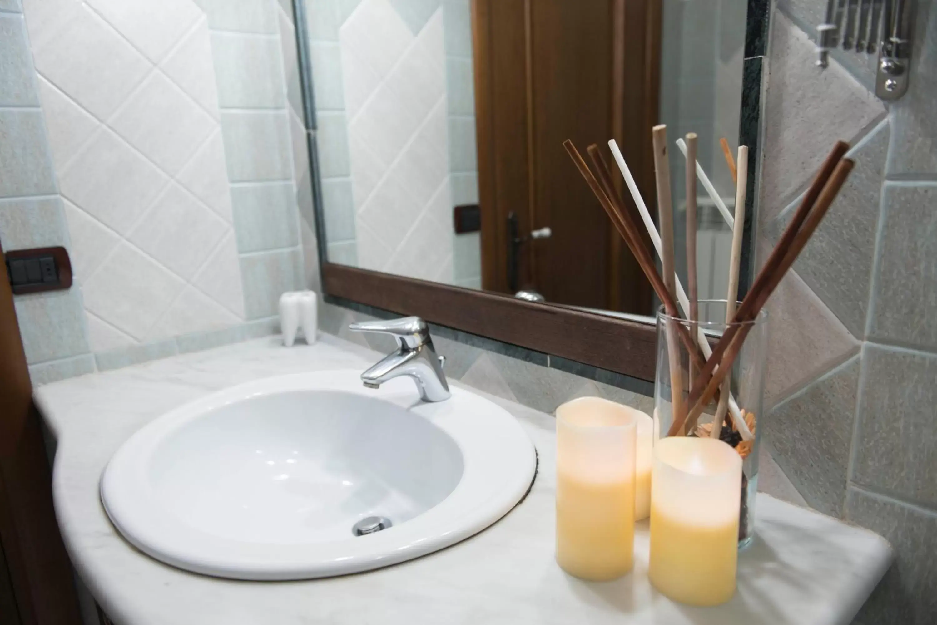 Bathroom in loft style taverna