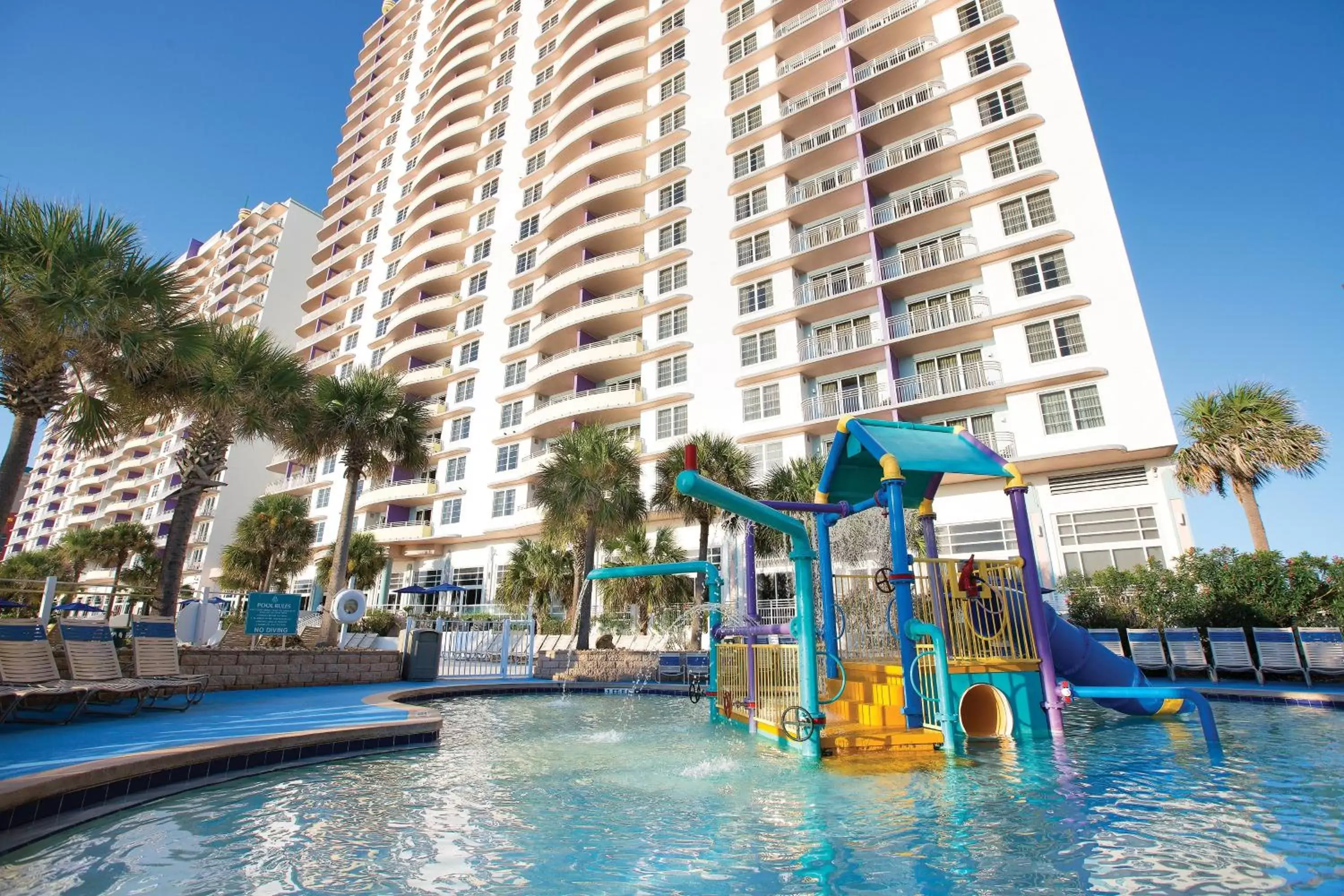 Swimming pool, Water Park in Club Wyndham Ocean Walk