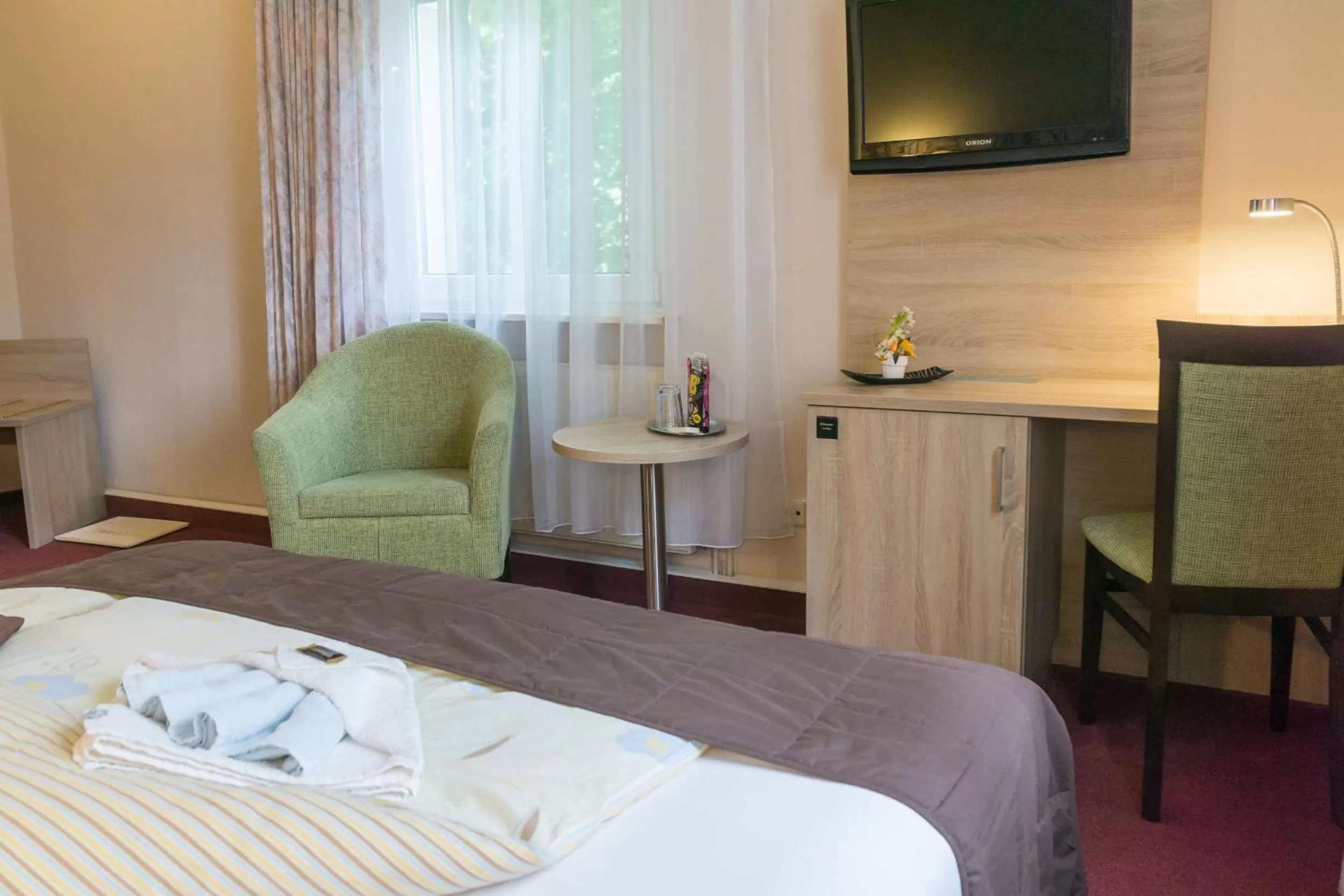 Day, Bed in Hotel zur Post in Wurzen