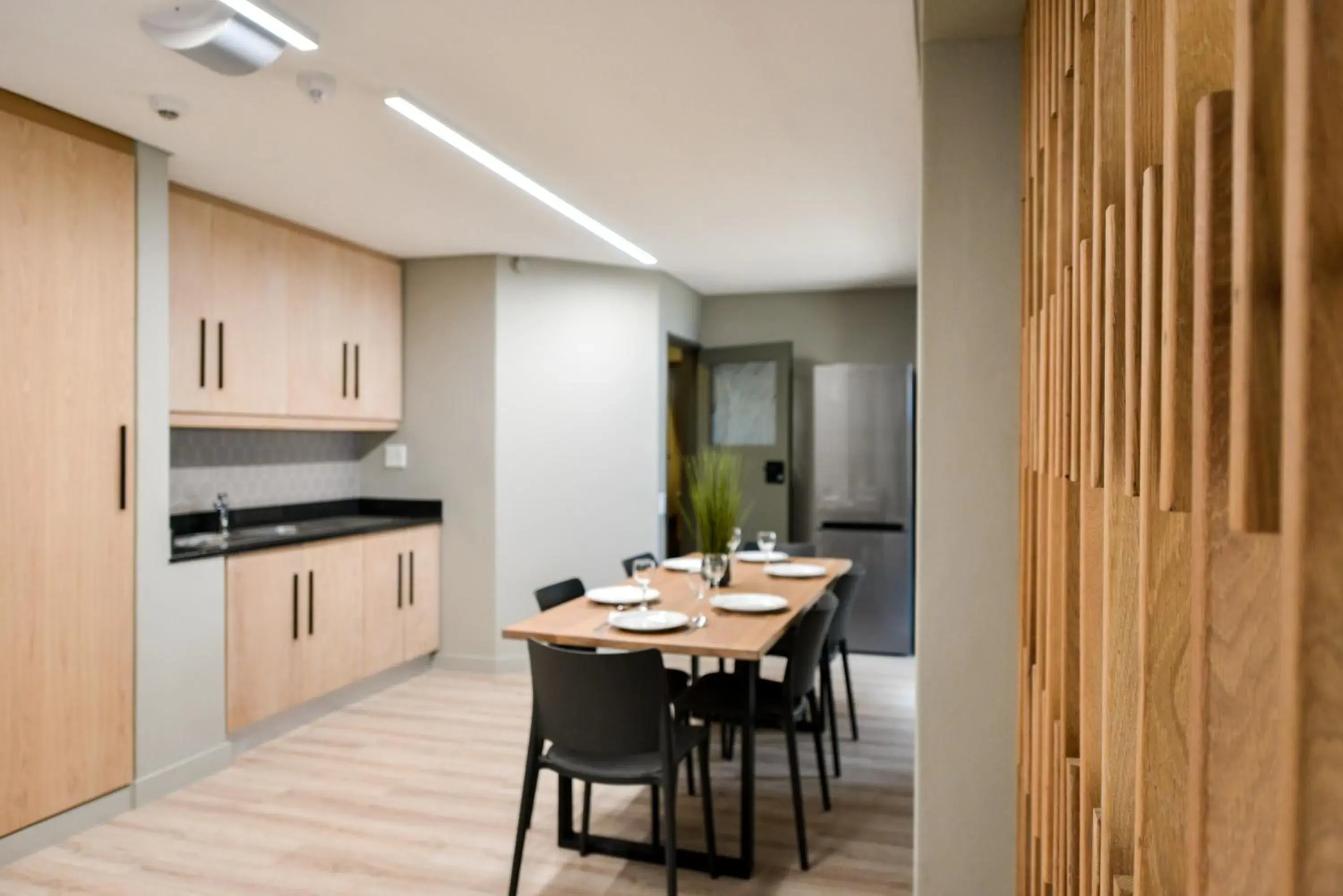 Kitchen or kitchenette, Dining Area in All Africa House