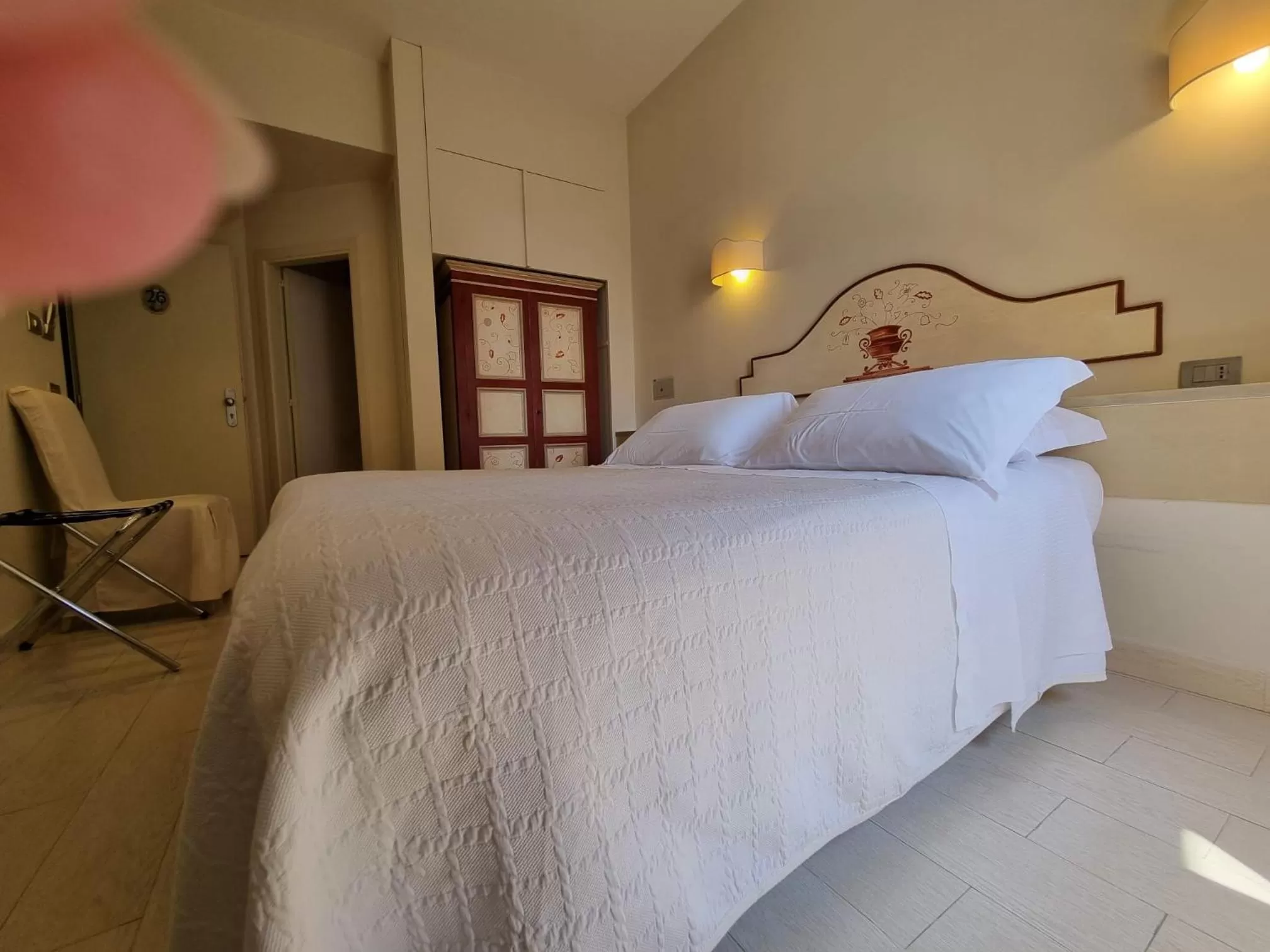 Bed in Hotel Virgilio