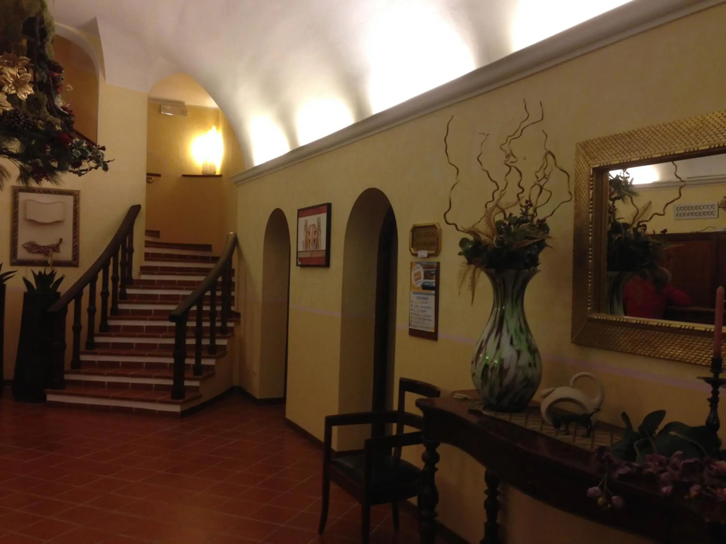 Lobby or reception in Hotel Filippeschi