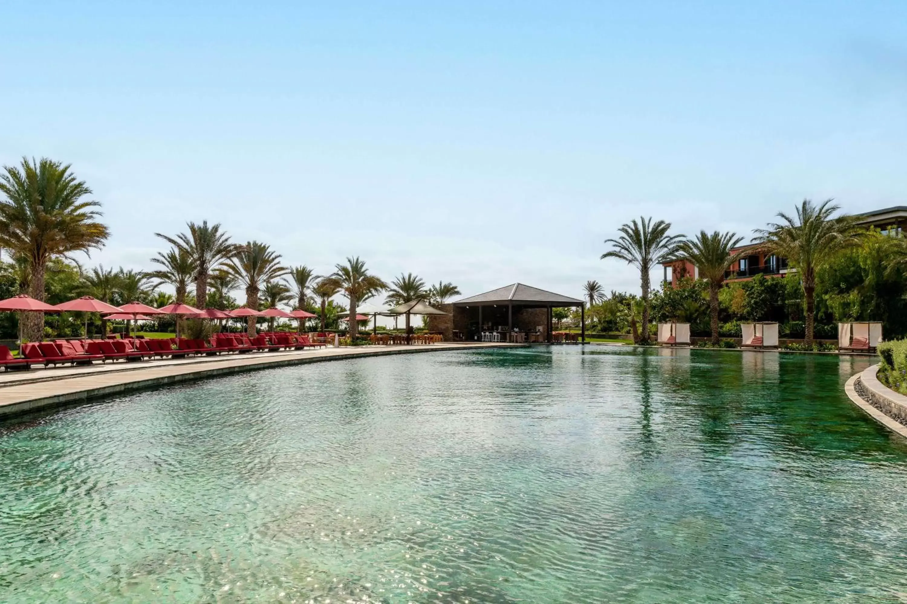 Pool view in Hilton Cabo Verde Sal Resort