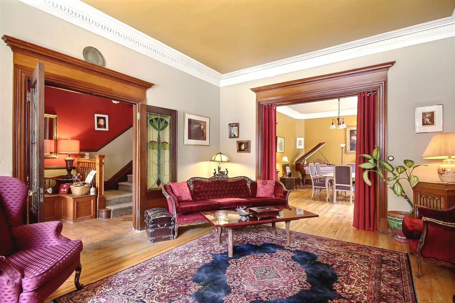 Living room in B&B Quebec