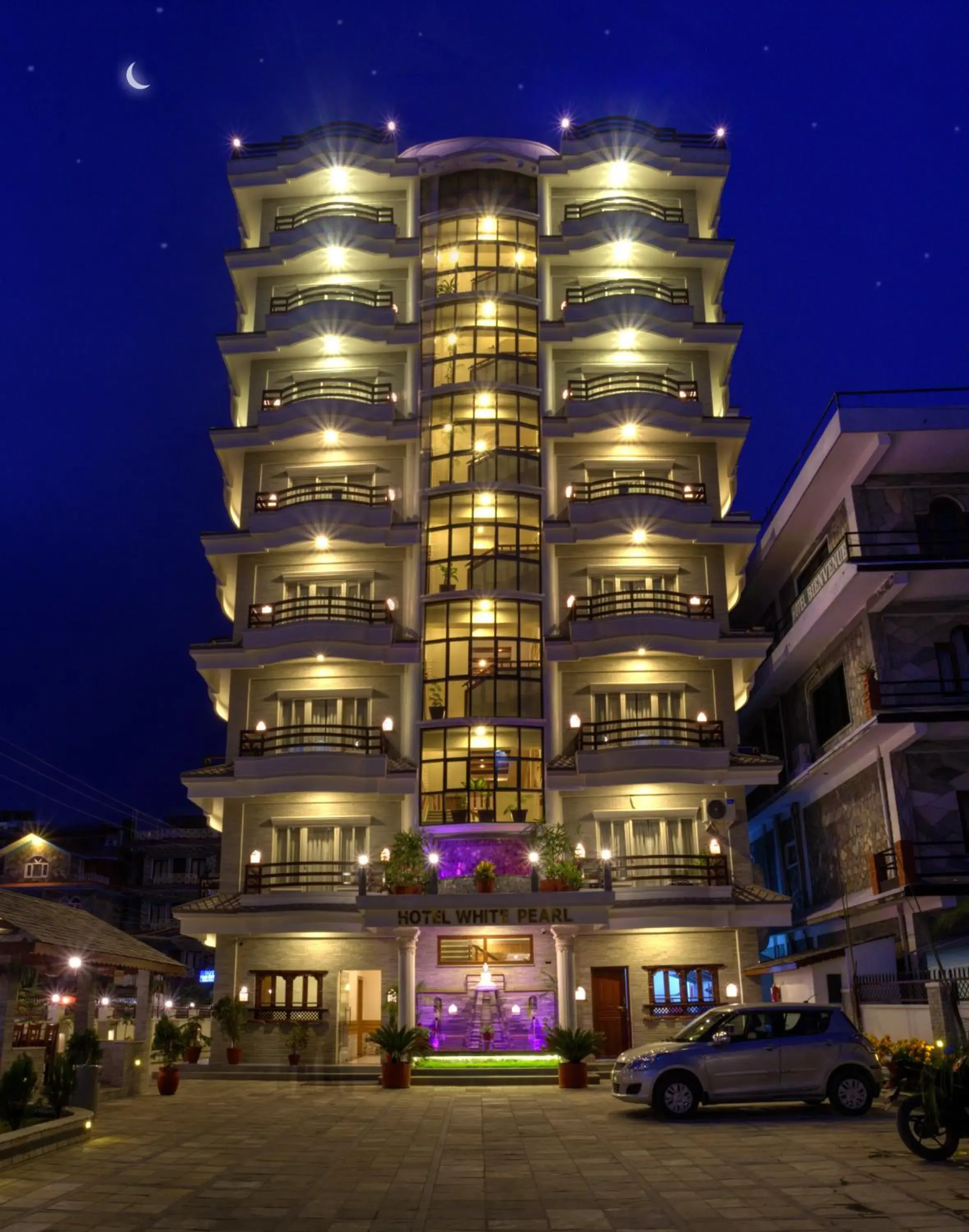 Facade/entrance, Property Building in Hotel White Pearl