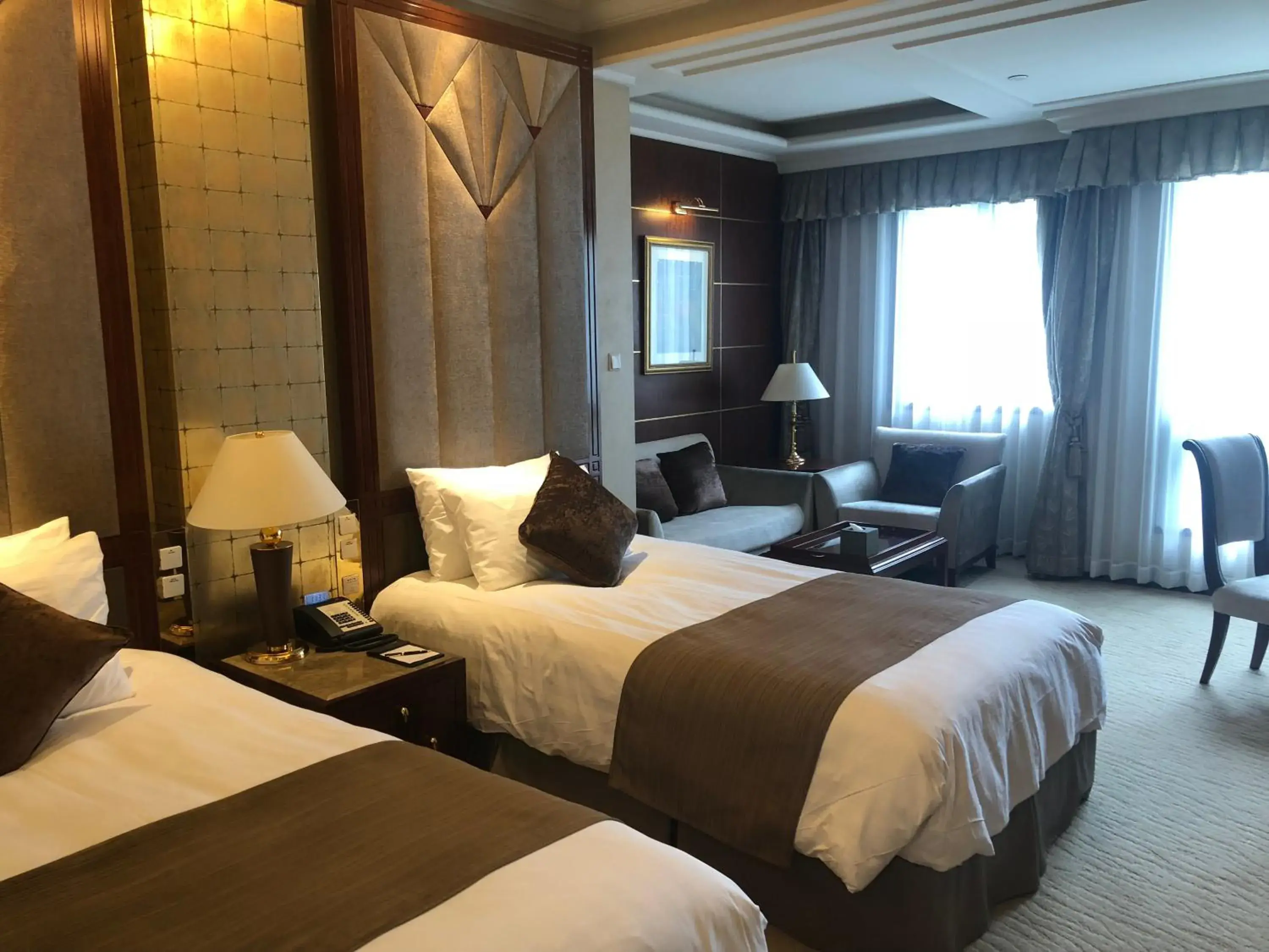 Photo of the whole room, Bed in Xijiao State Guest Hotel