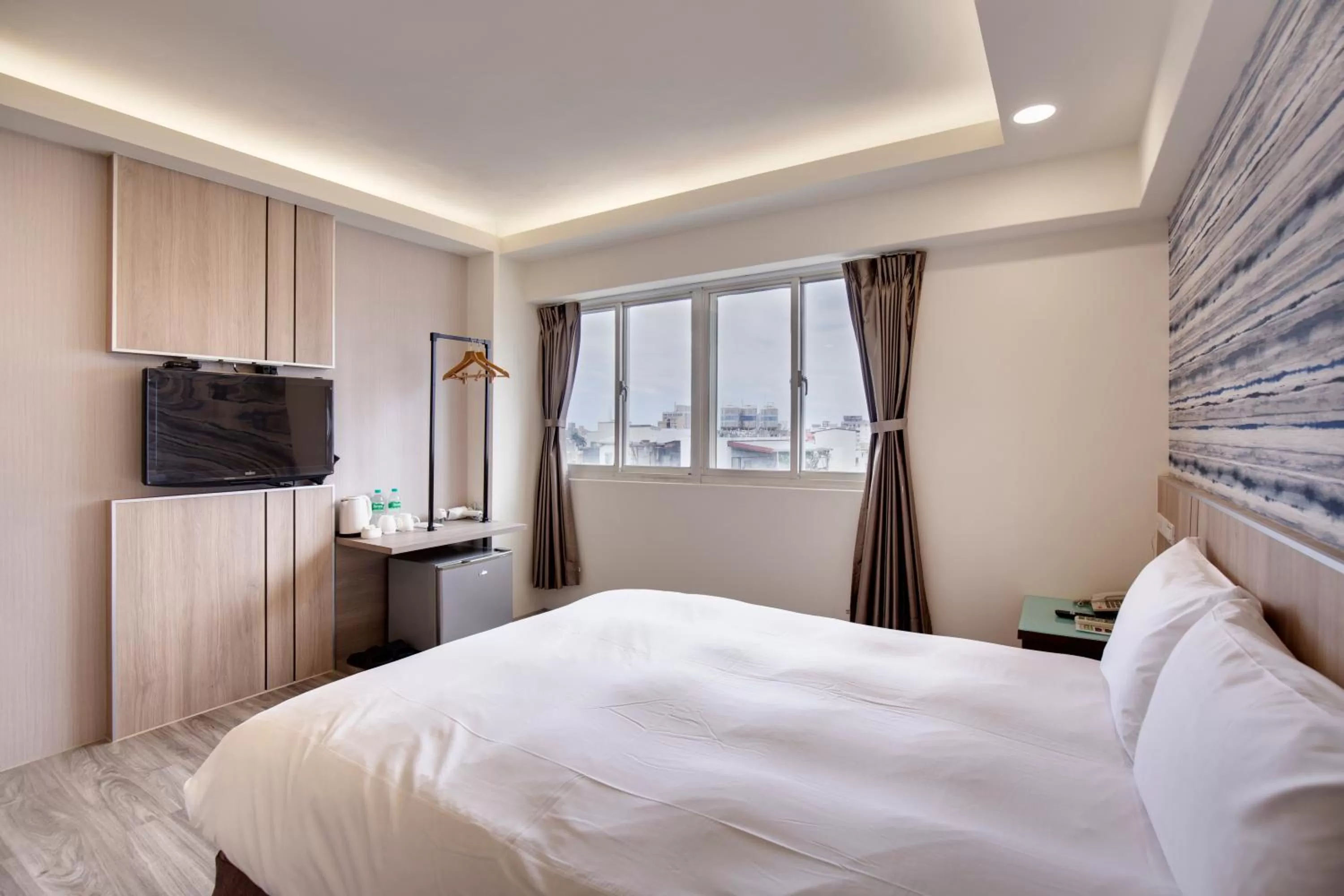 Bed in 天璽商務飯店 Cullinan Hotel