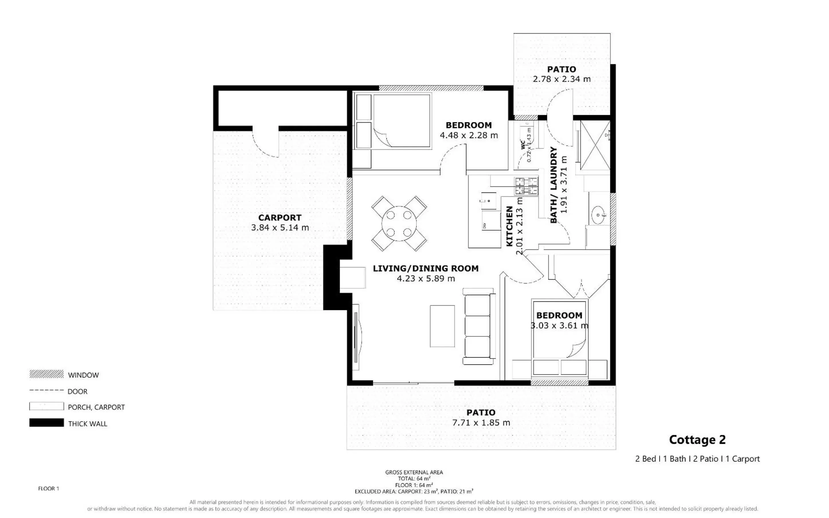 Floor Plan in Bay Village Resort Dunsborough