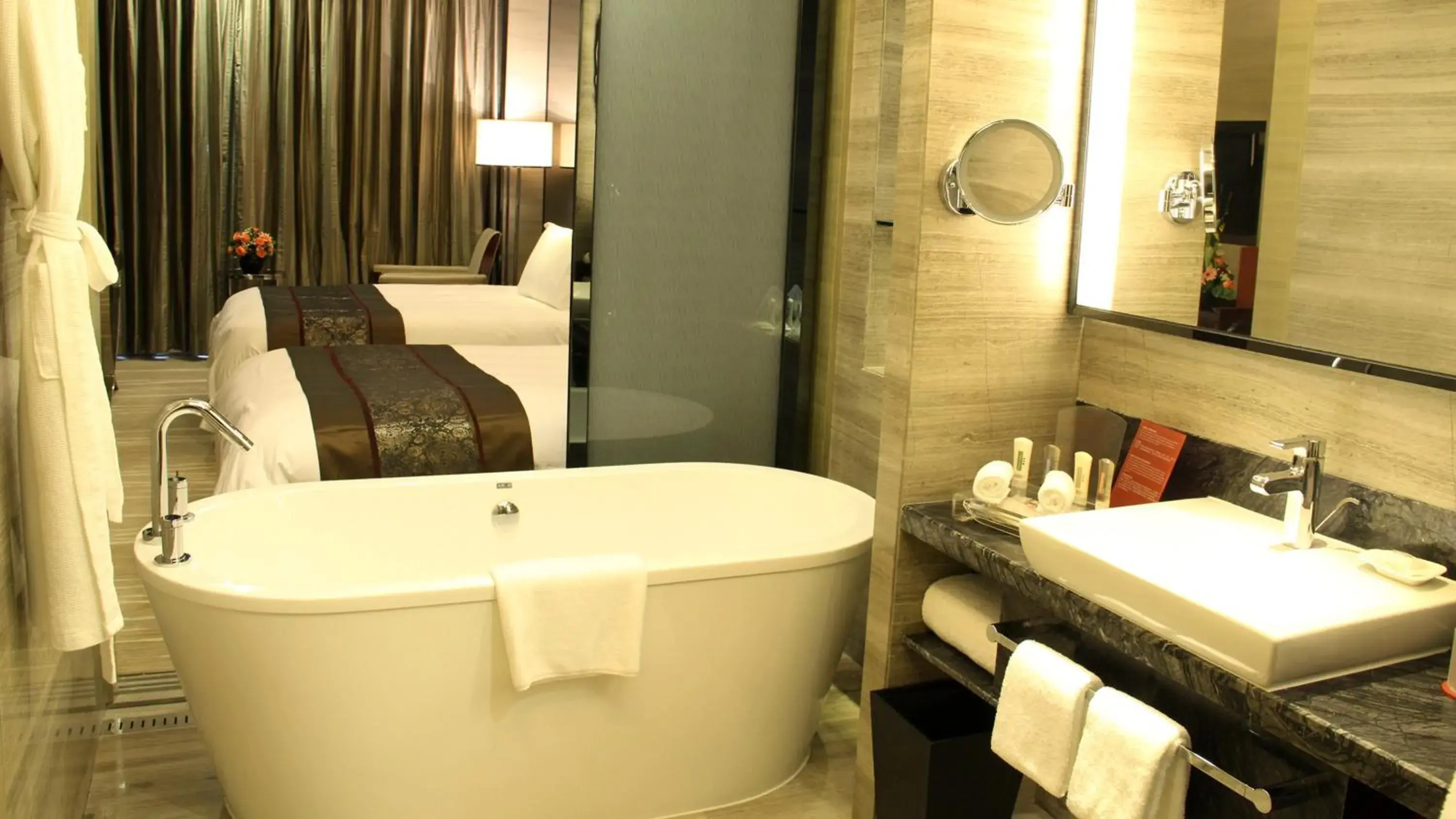 Bathroom in Crowne Plaza Shenzhen Longgang City Centre, an IHG Hotel