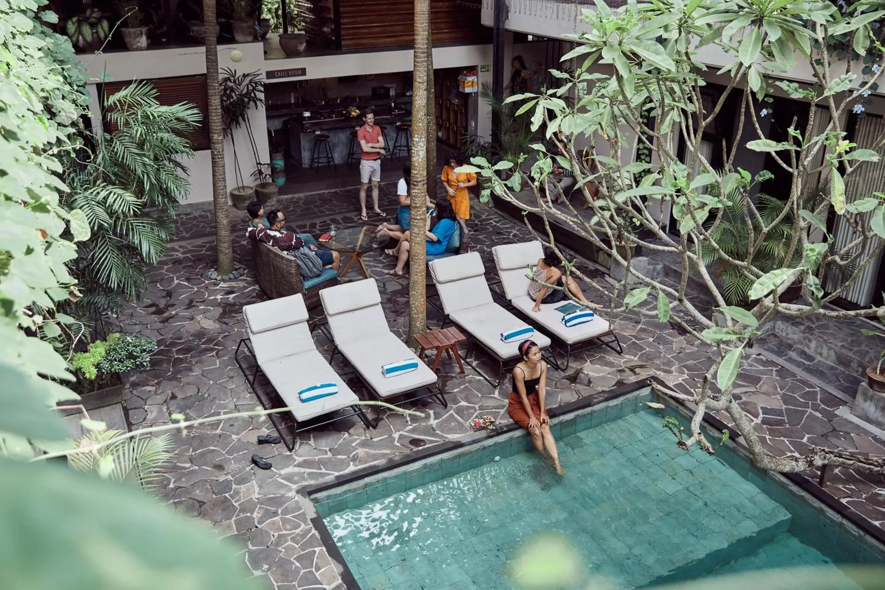 Swimming pool in Outpost Ubud Penestanan Swimming pool in Outpost Ubud Penestanan
