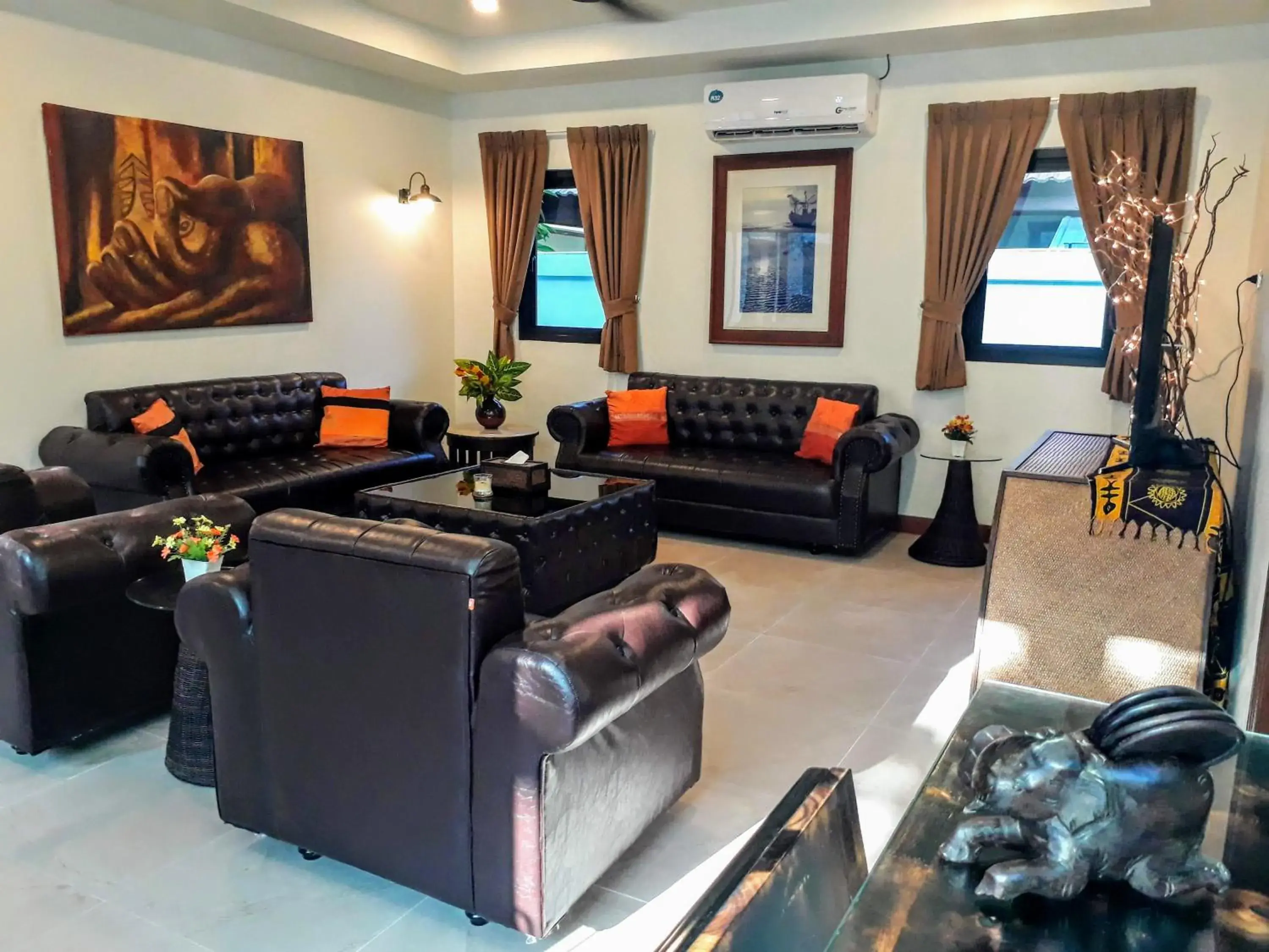 Living room, Seating Area in Samui Sun Villa