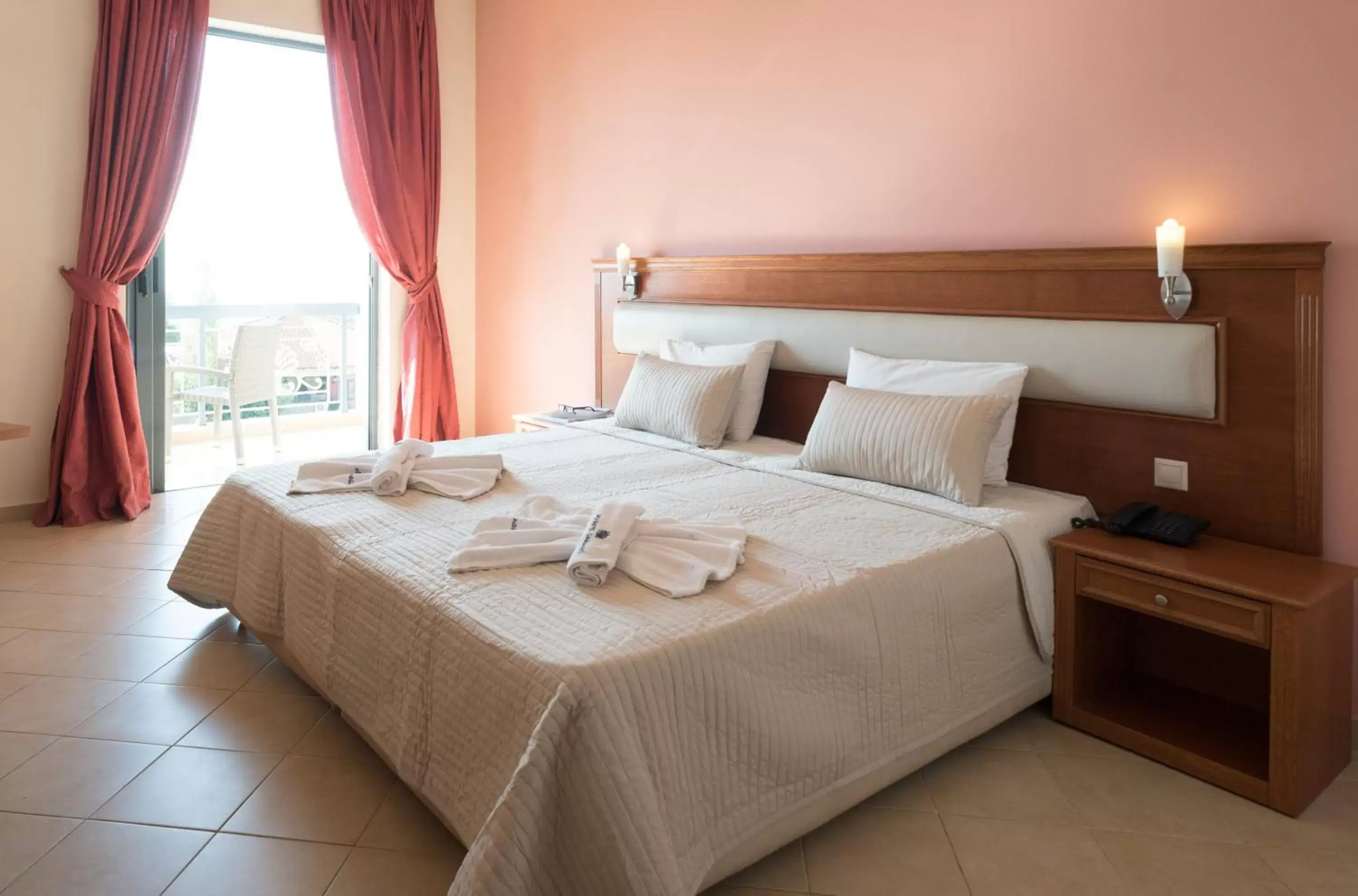 Bed in Acharnis Kavallari Hotel Suites Bed in Acharnis Kavallari Hotel Suites