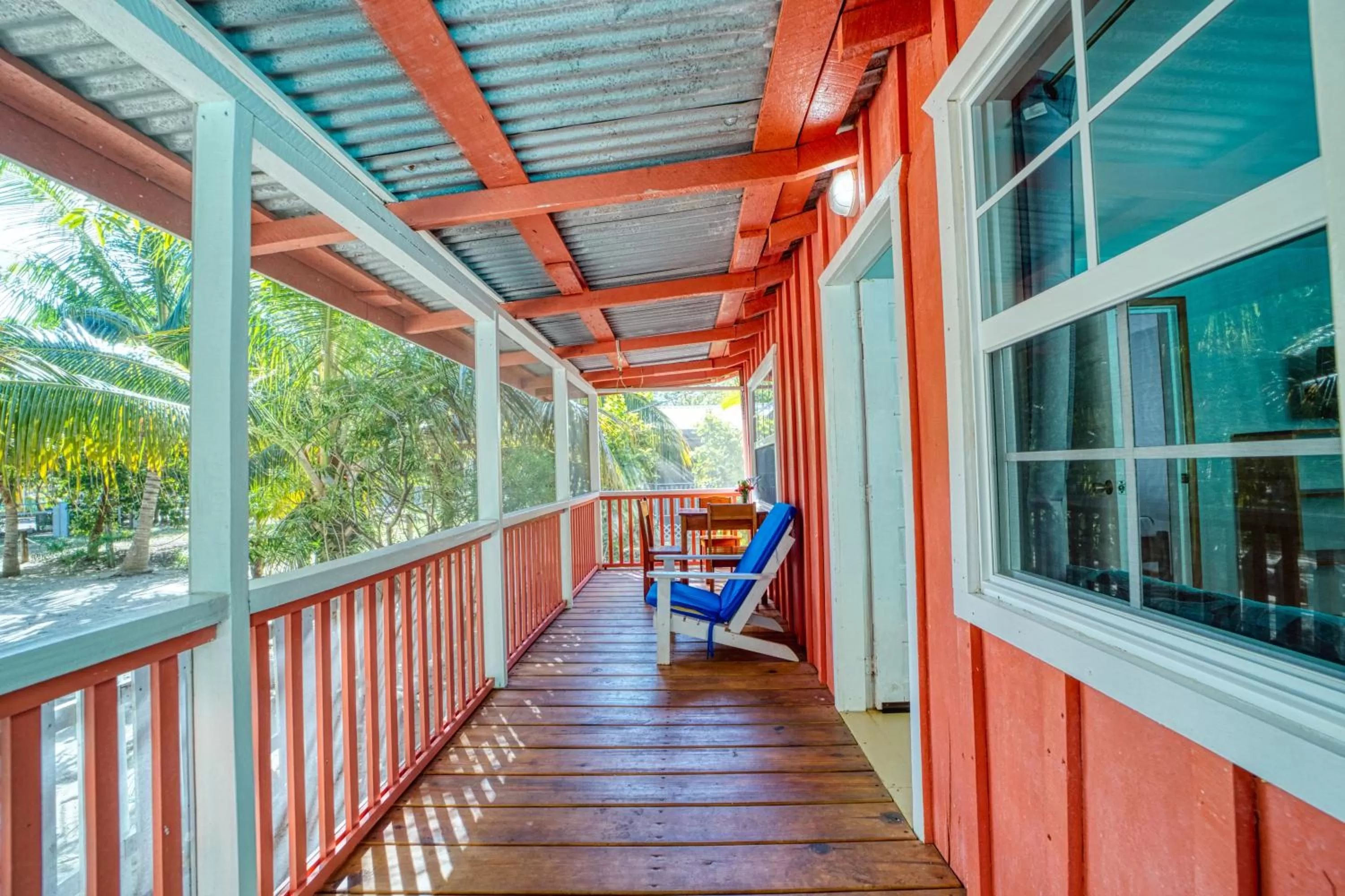 Patio in Placencia Villas