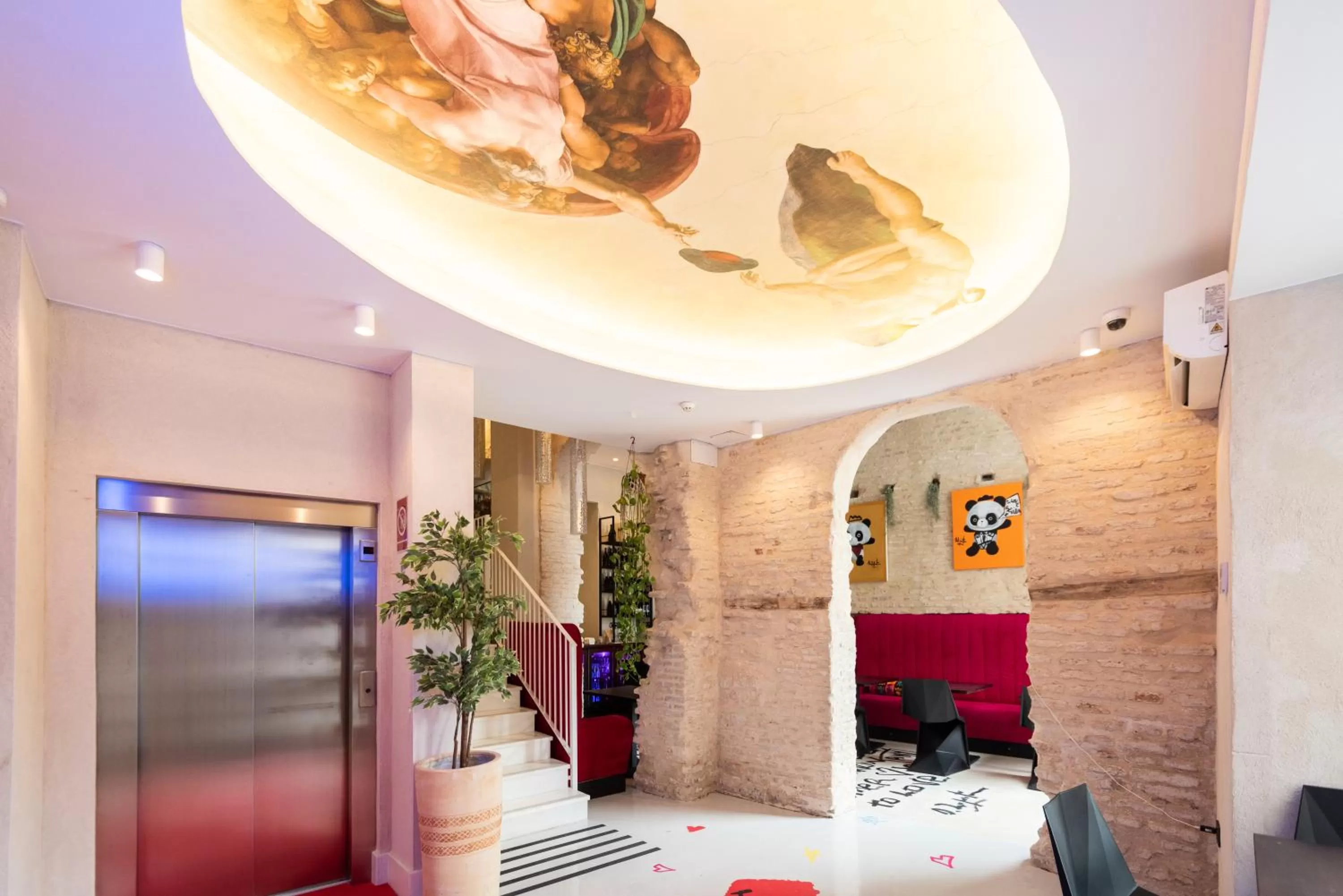 Lobby or reception in Casa ART Sevilla