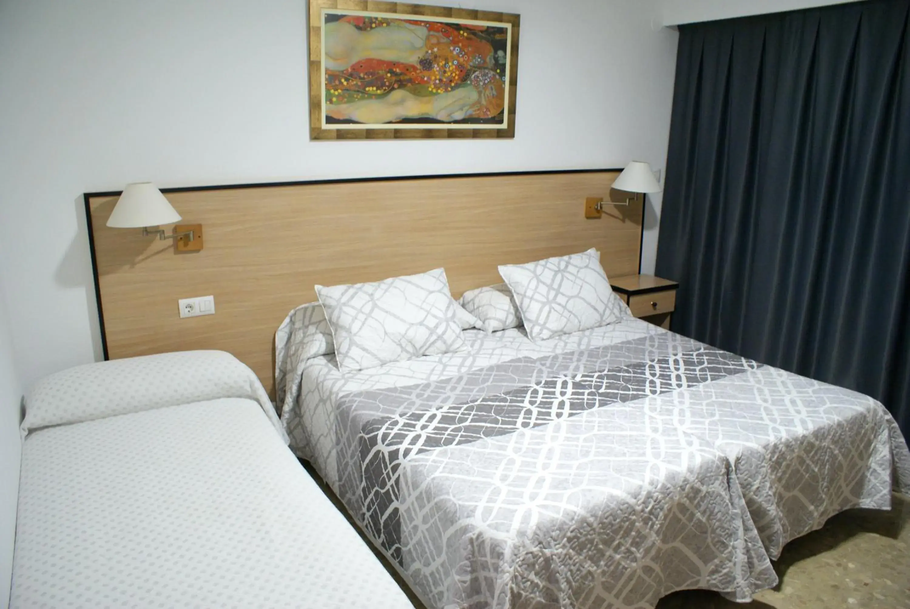 Bed in Hotel Carabela 2