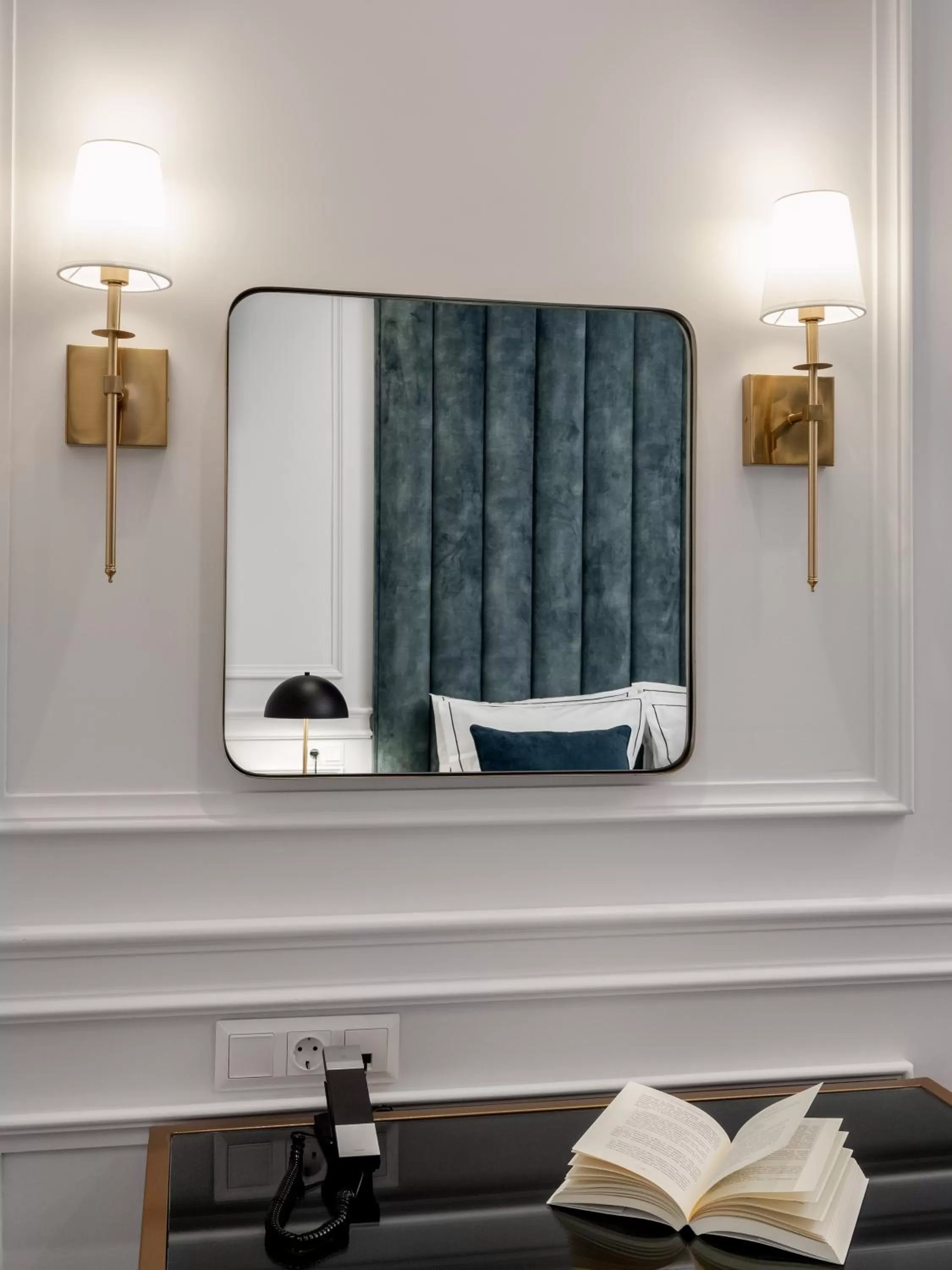 Seating area in Praxitelous Luxury Suites