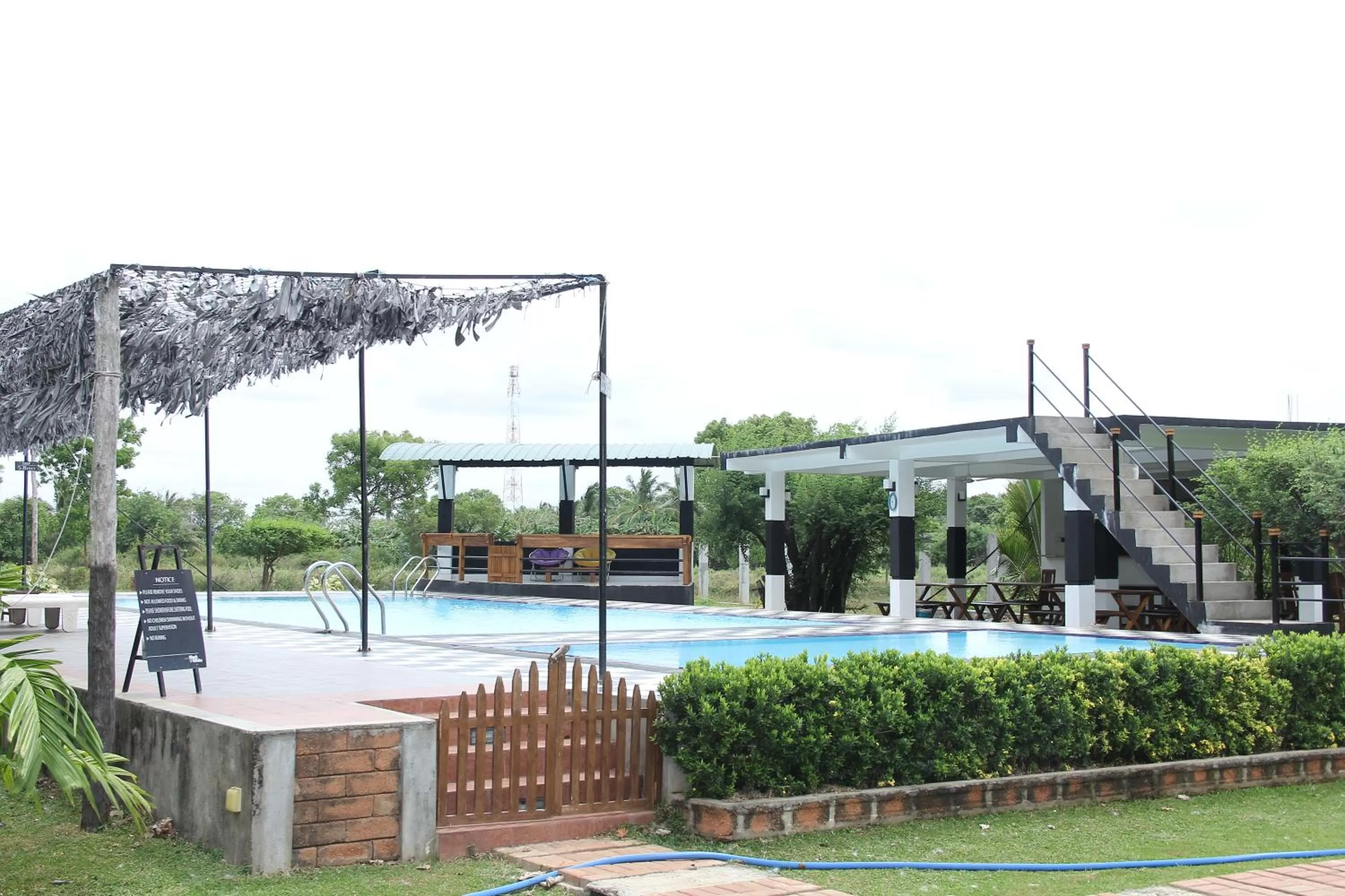 Swimming pool in Eco Hotel Black & White - Anuradhapura
