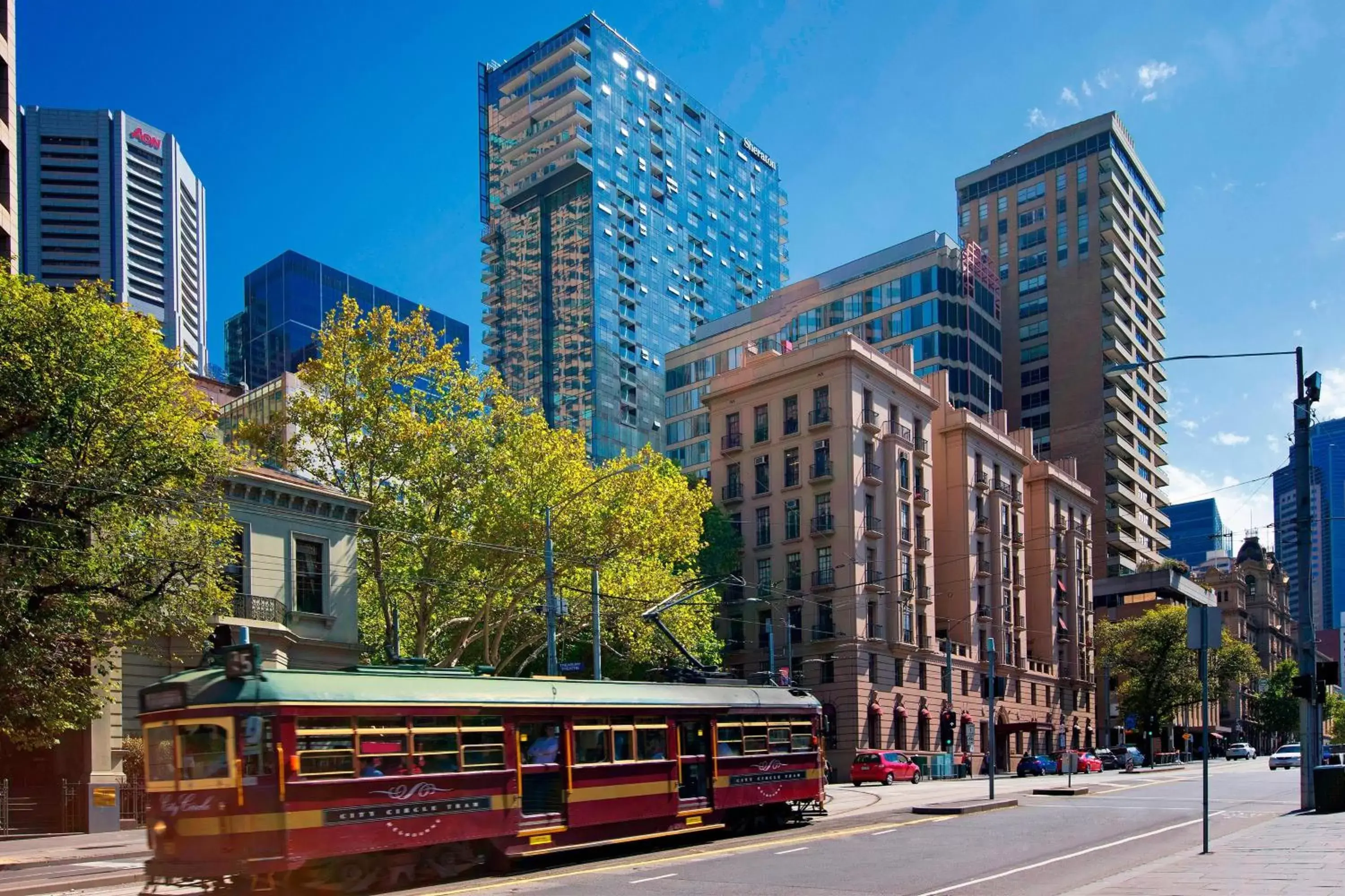 Property building in Sheraton Melbourne Hotel