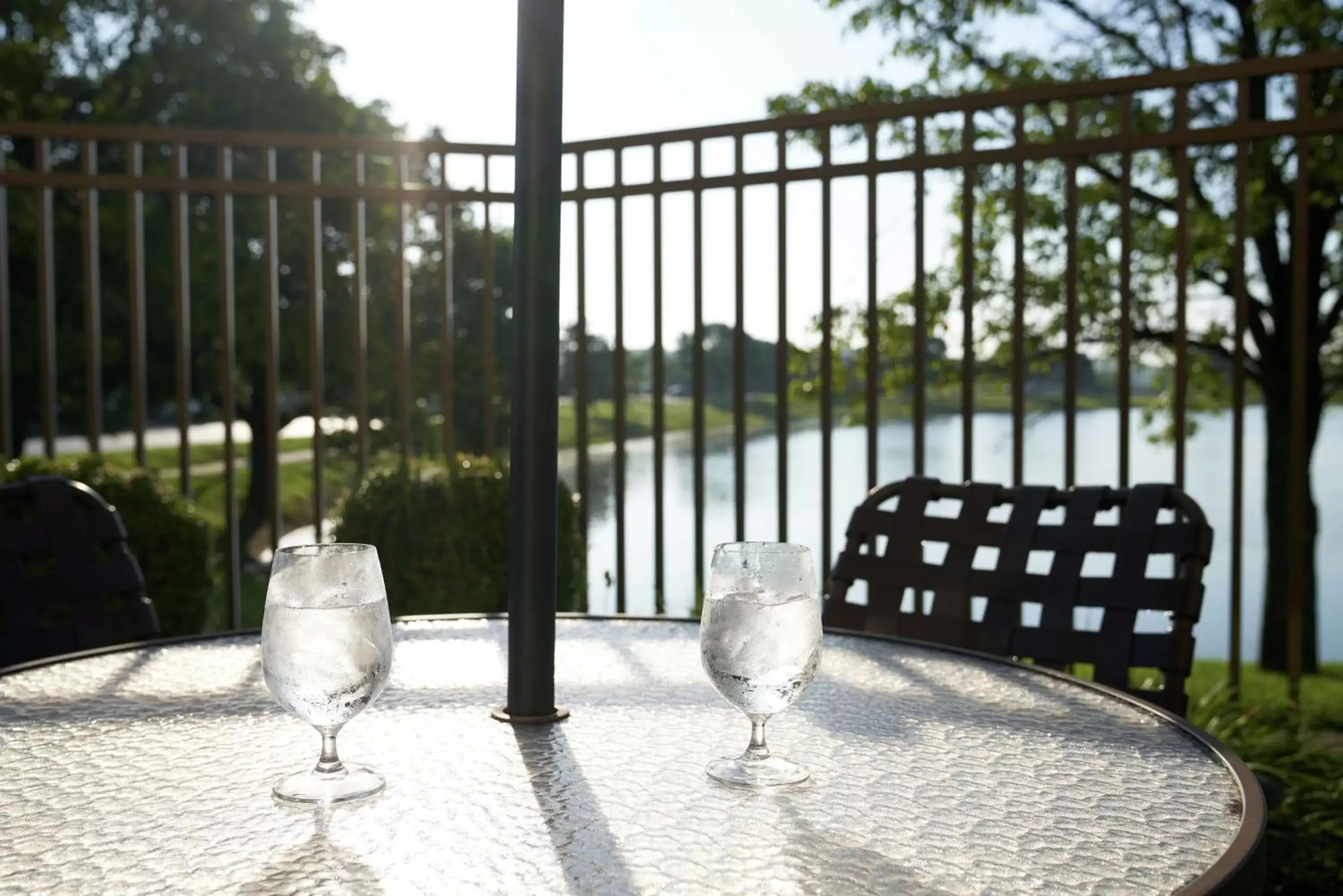 Patio in Hilton Garden Inn Evansville