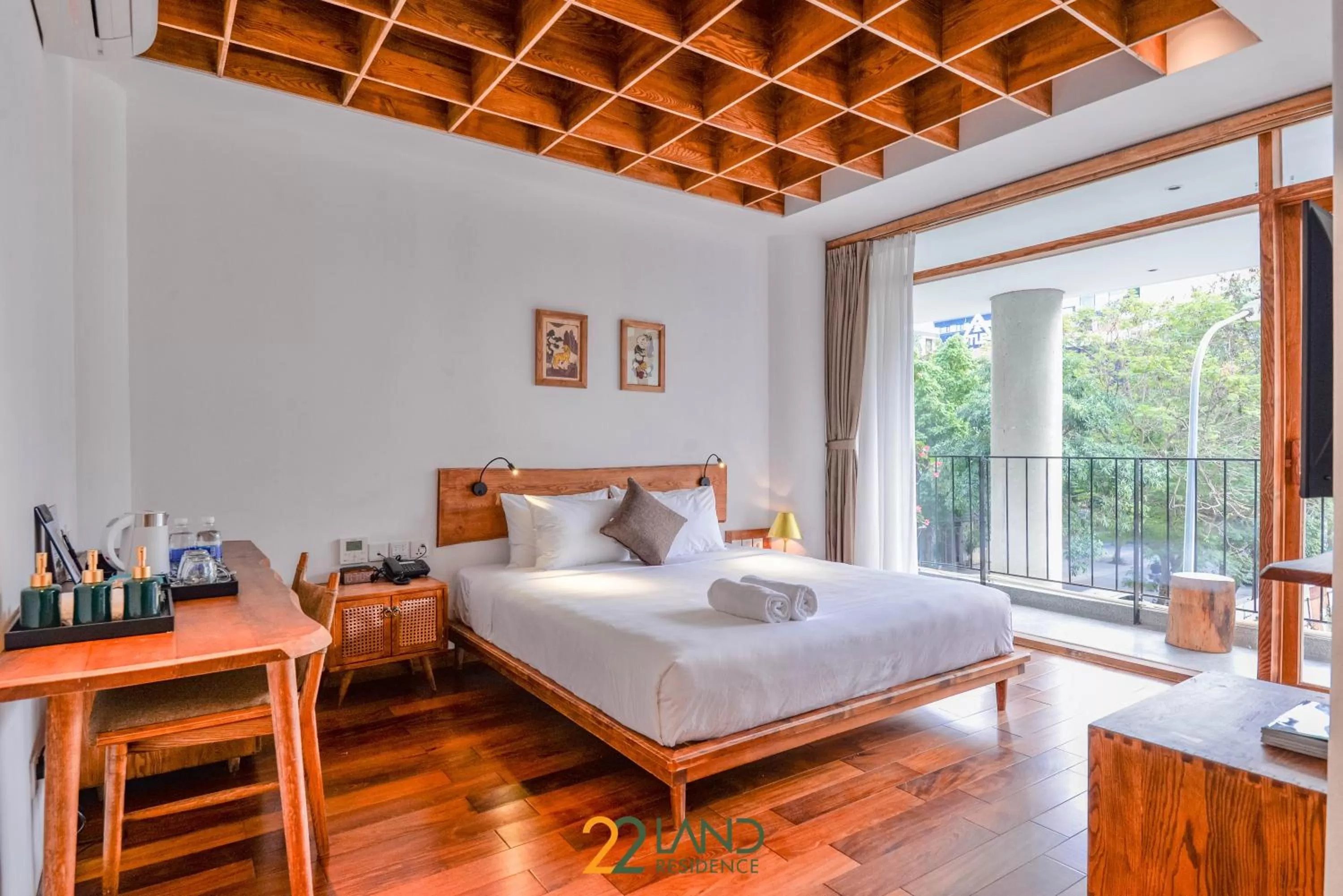 Bed in 22Land Hotel & Residence