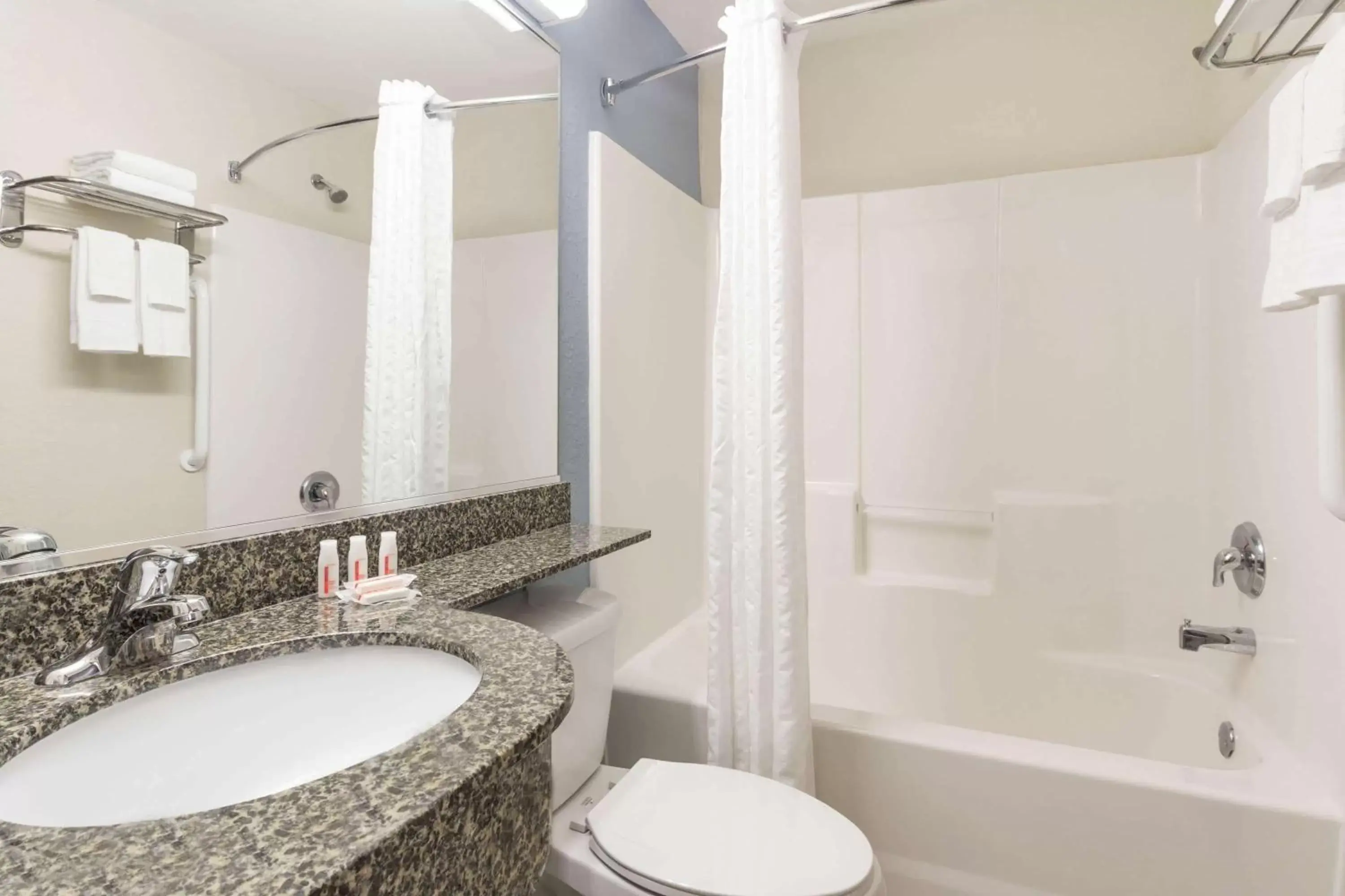 Bathroom in Microtel Inn & Suites by Wyndham Spring Hill/Weeki Wachee