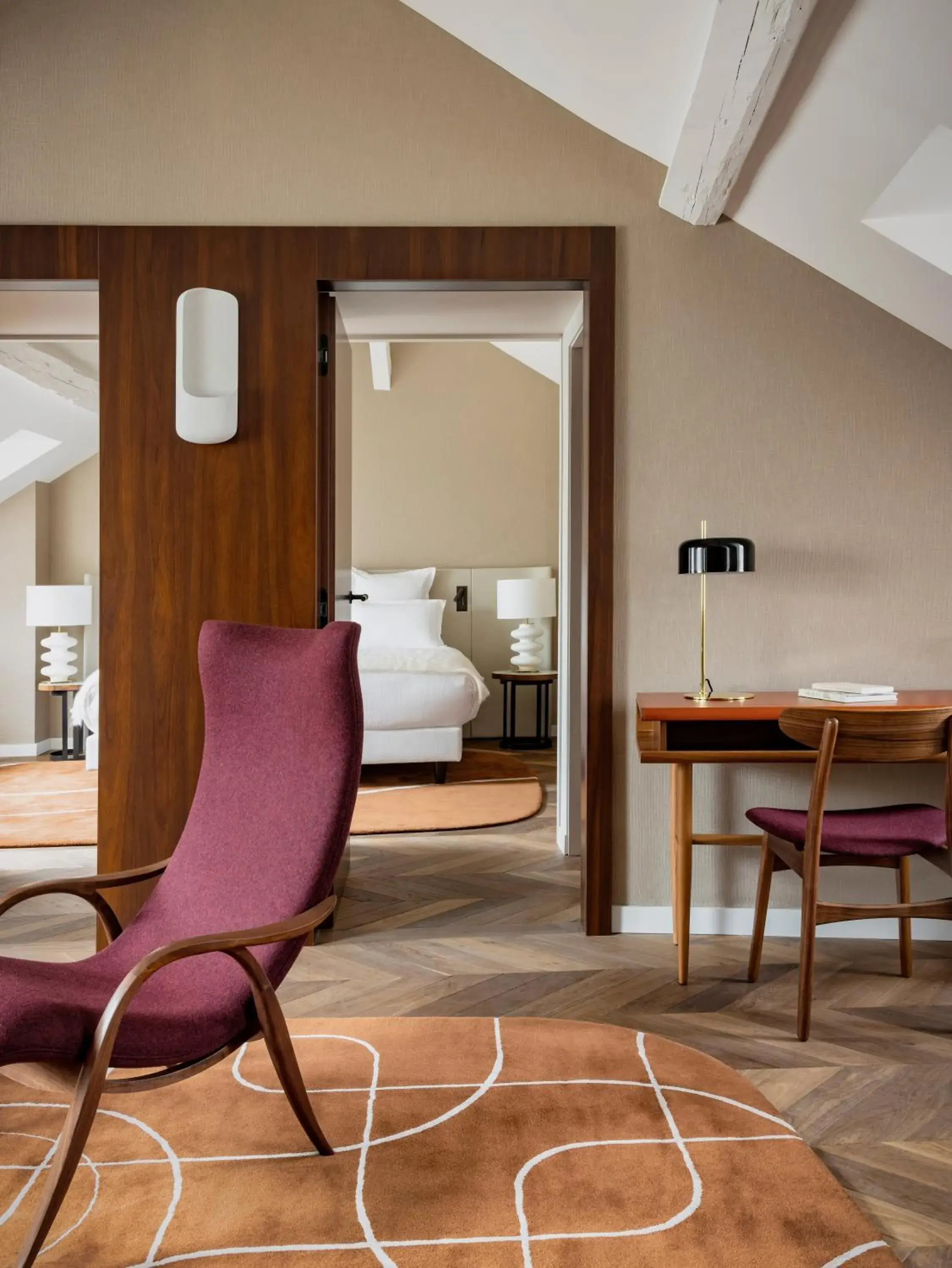 Bedroom, Seating Area in Pavillon Faubourg Saint-Germain & Spa