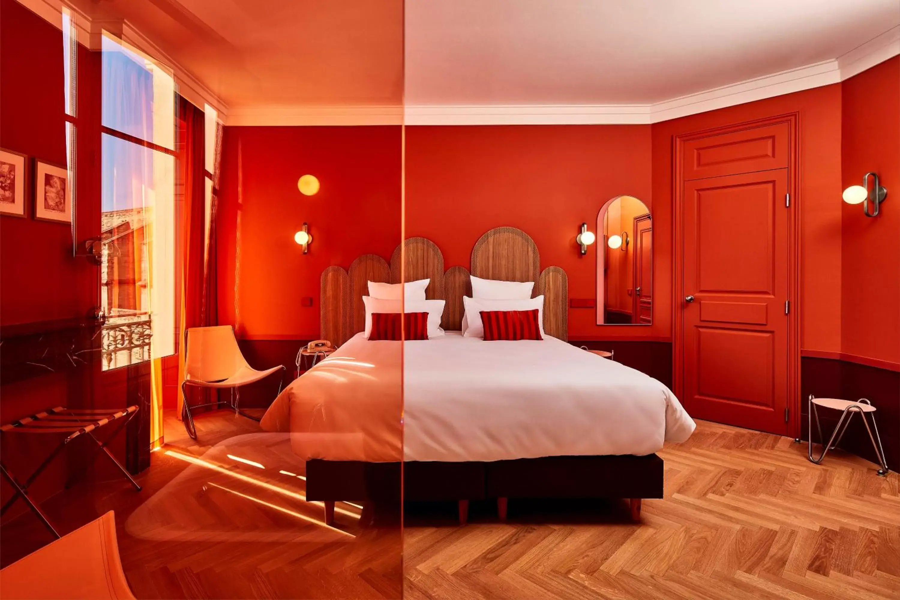 Bed in Hotel De Cambis