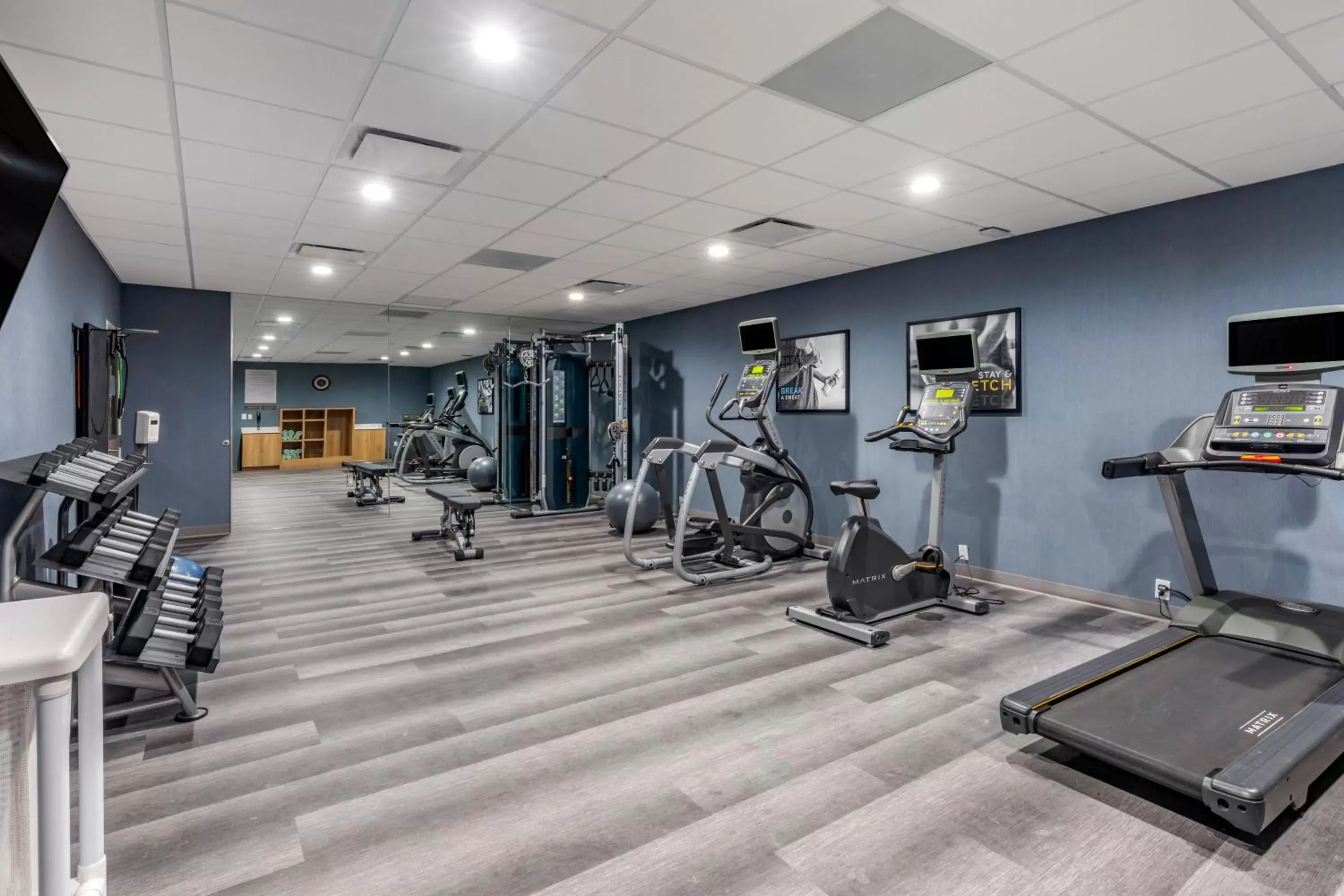 Fitness centre/facilities, Fitness Center/Facilities in Staybridge Suites - Dallas - Grand Prairie, an IHG Hotel