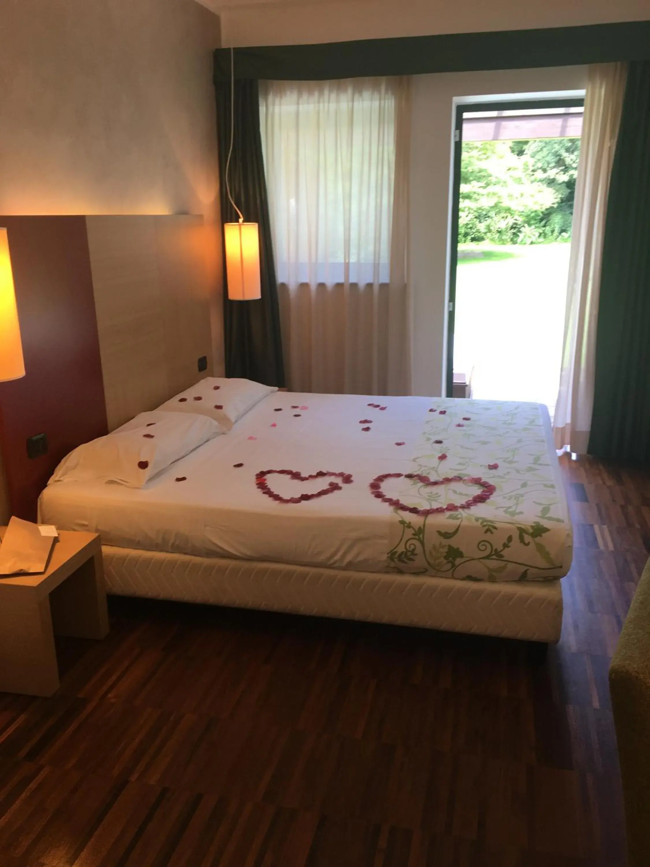 Bed in Cascina Scova Resort