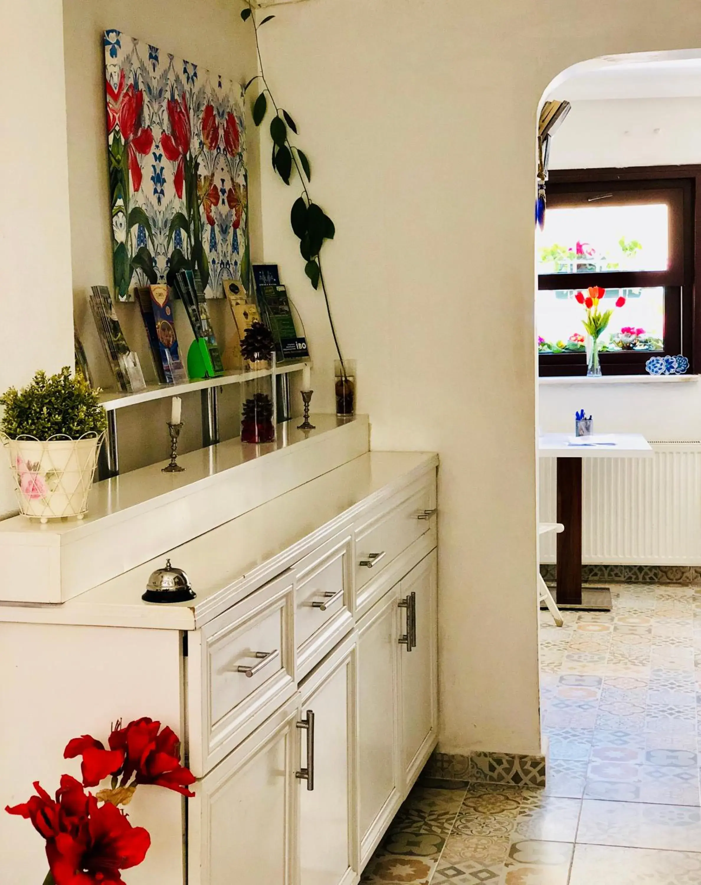 Facade/entrance in The House of Tulpan Facade/entrance in The House of Tulpan