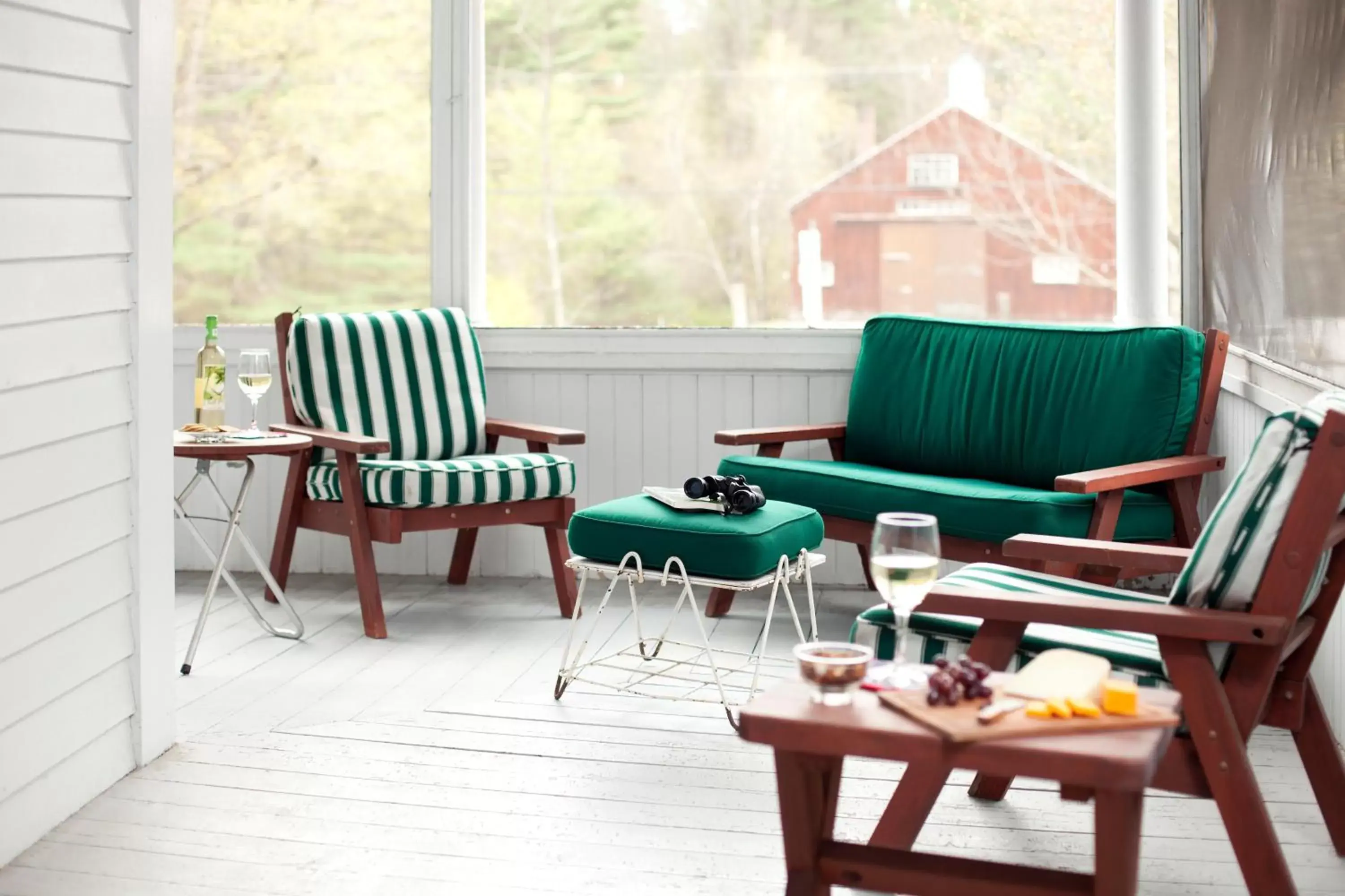 Patio, Seating Area in Inn on Golden Pond