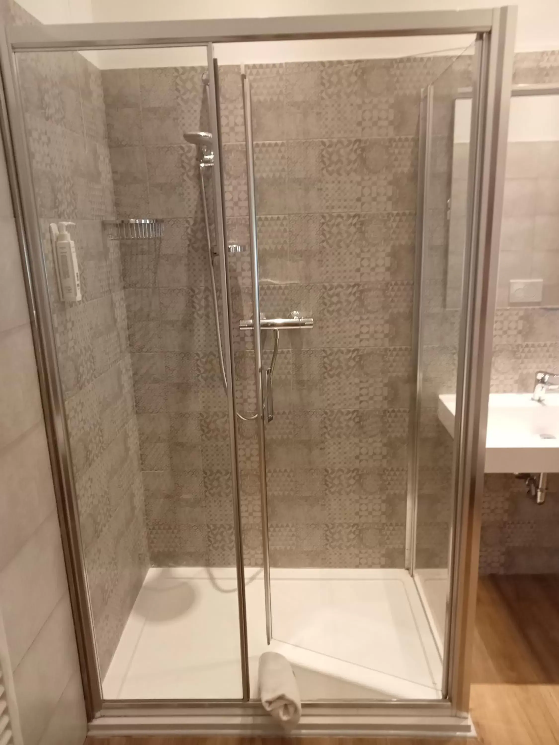 Shower, Bathroom in Hotel Porta Rivera