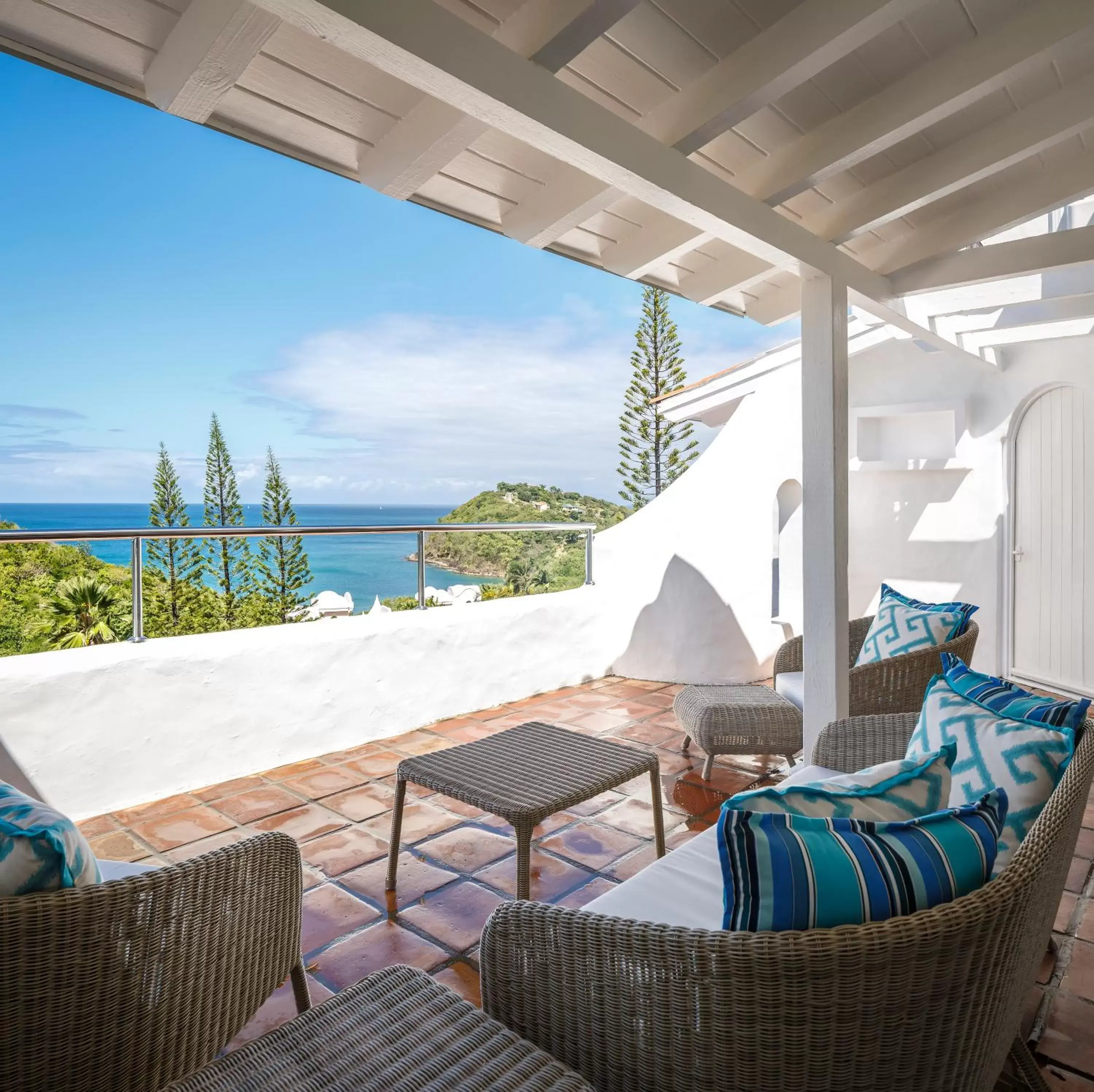 Patio, Patio/Outdoor Area in Windjammer Landing Villa Beach Resort