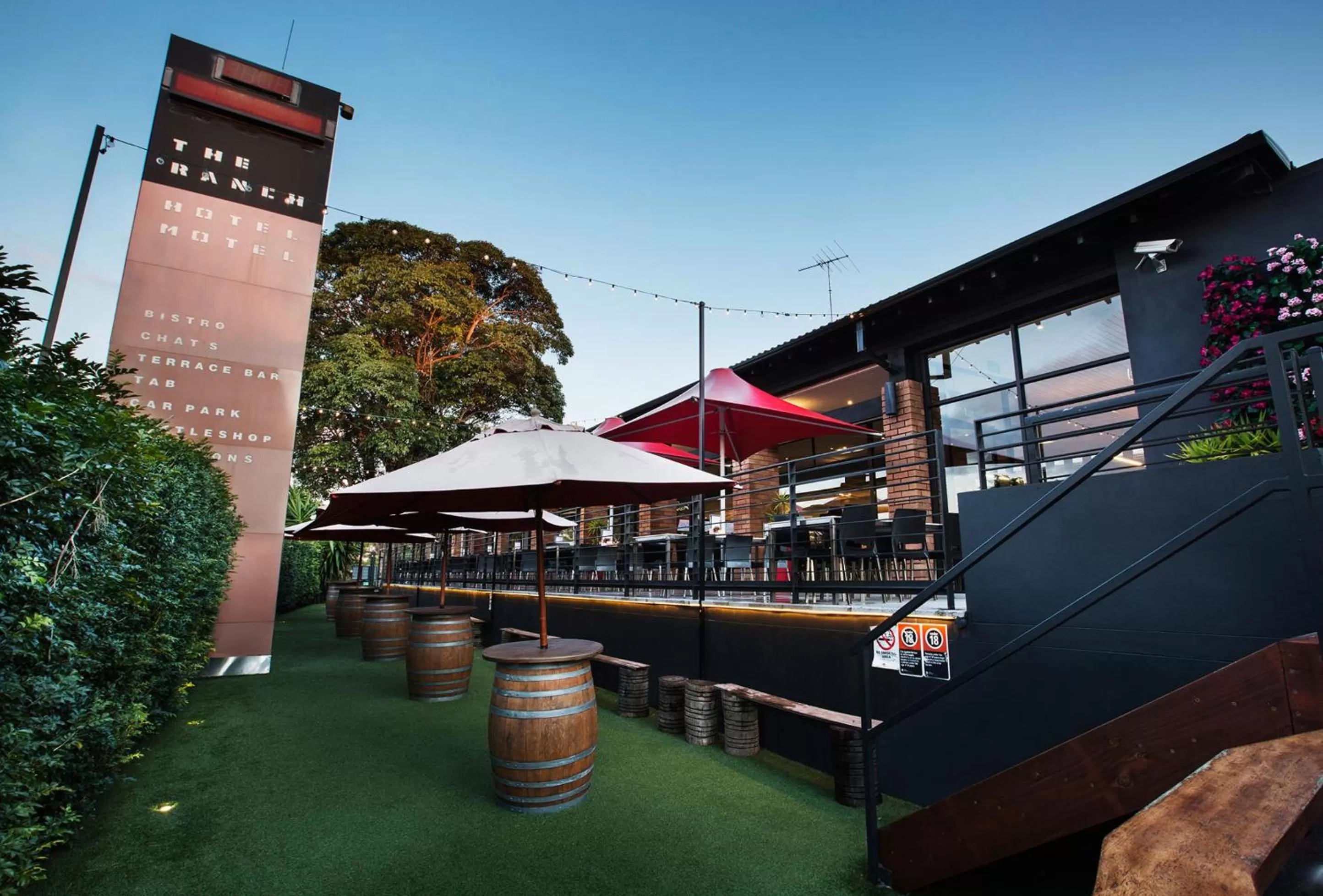Facade/entrance in Nightcap at the Ranch Hotel