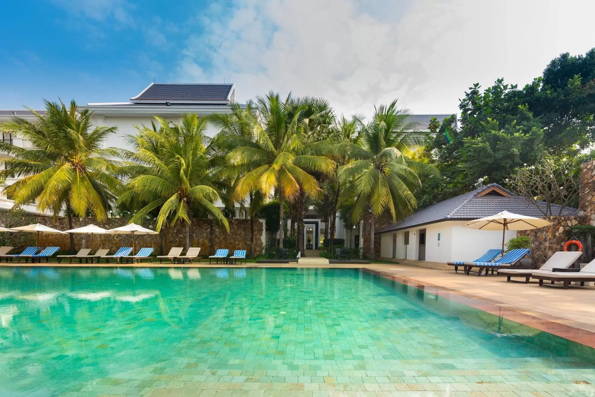 Swimming Pool in Lotus Blanc Hotel