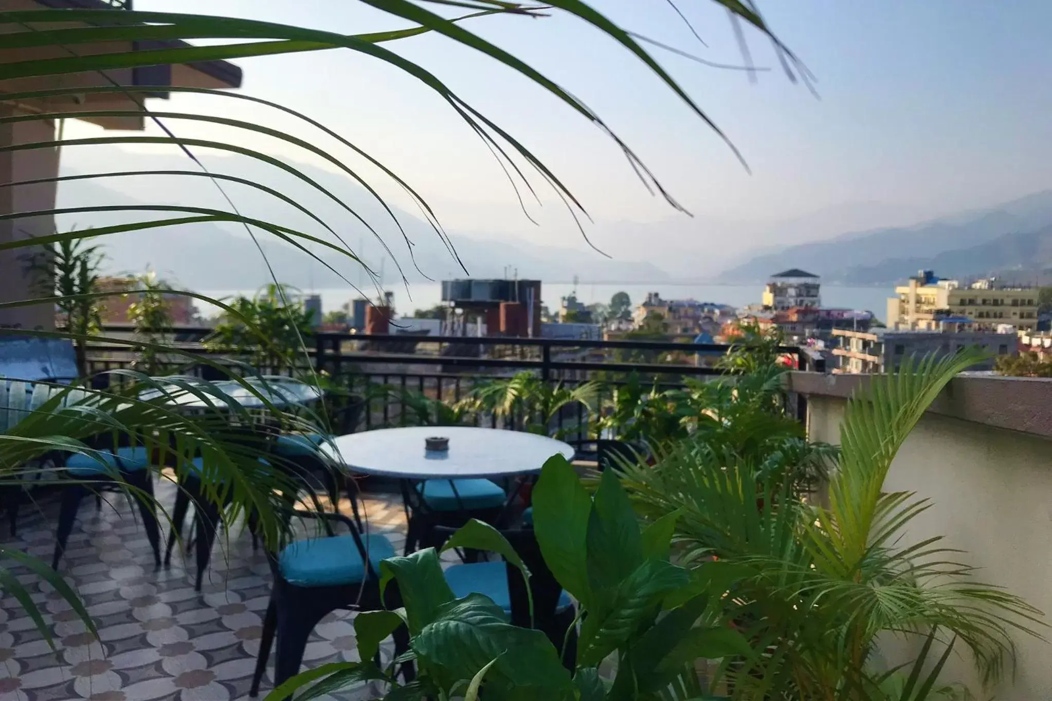 Patio in Hotel Karuna