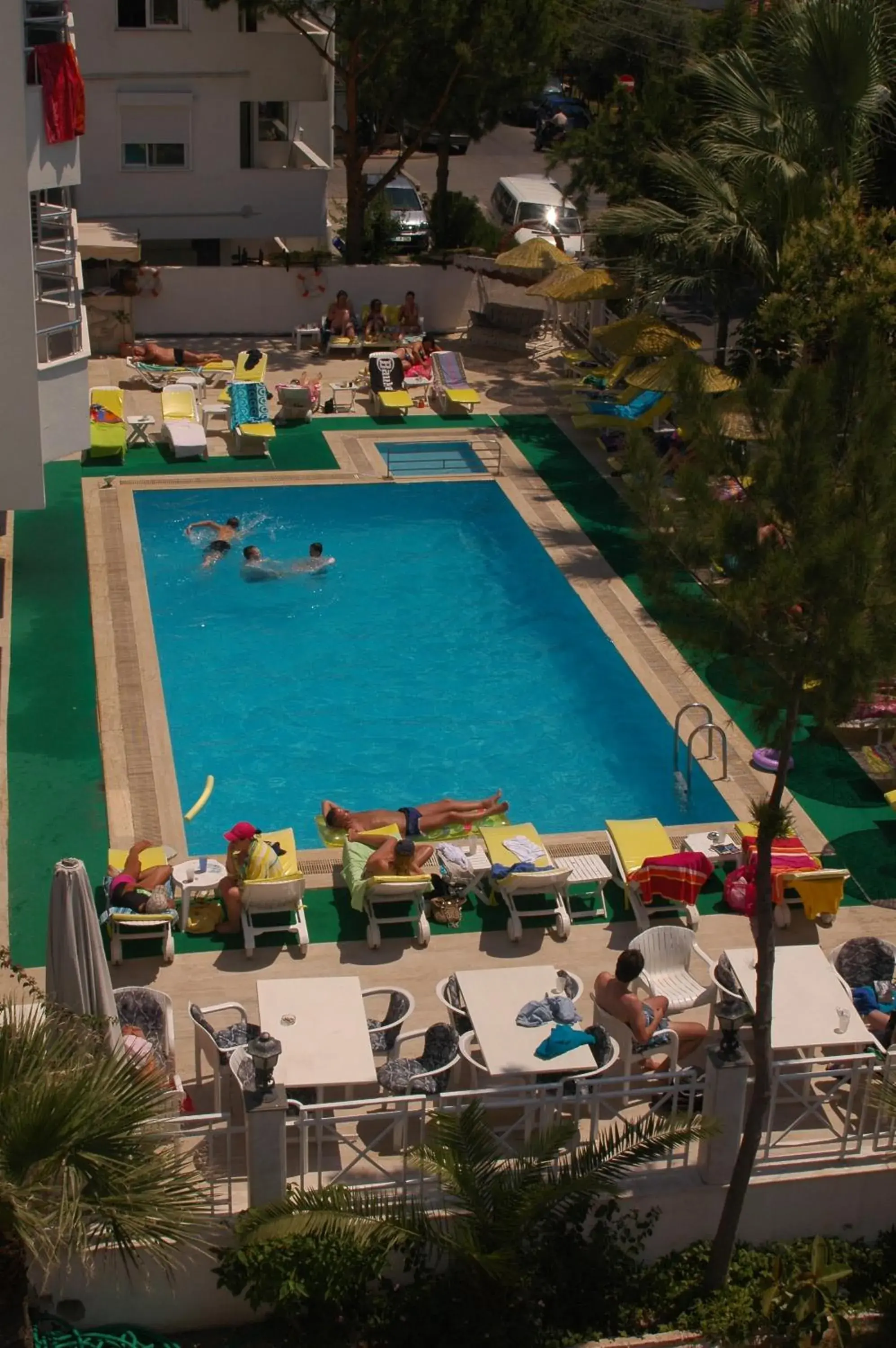 Bird's eye view, Pool View in Myra Hotel