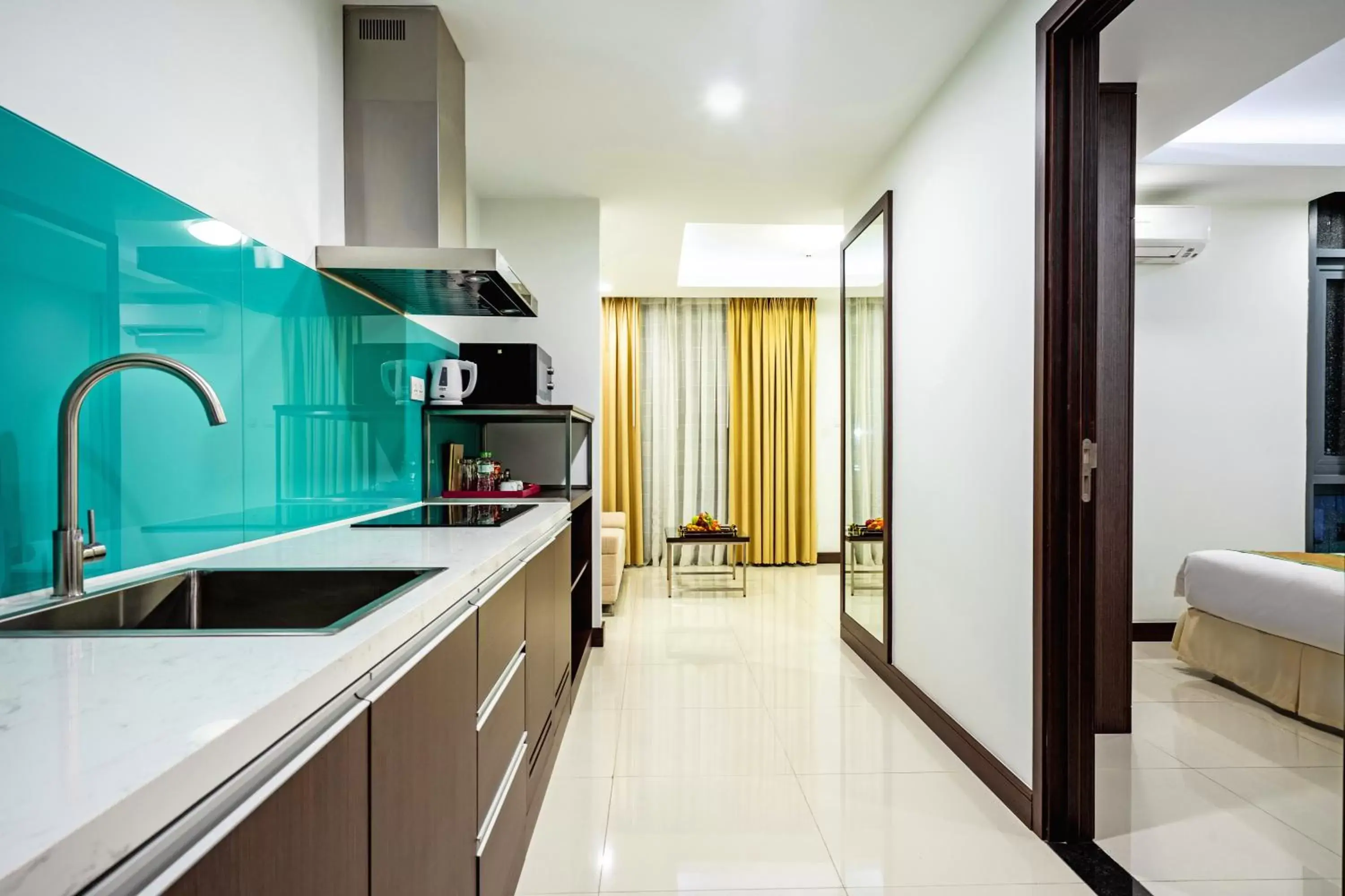 Kitchen or kitchenette, Kitchen/Kitchenette in Becamex Hotel New City