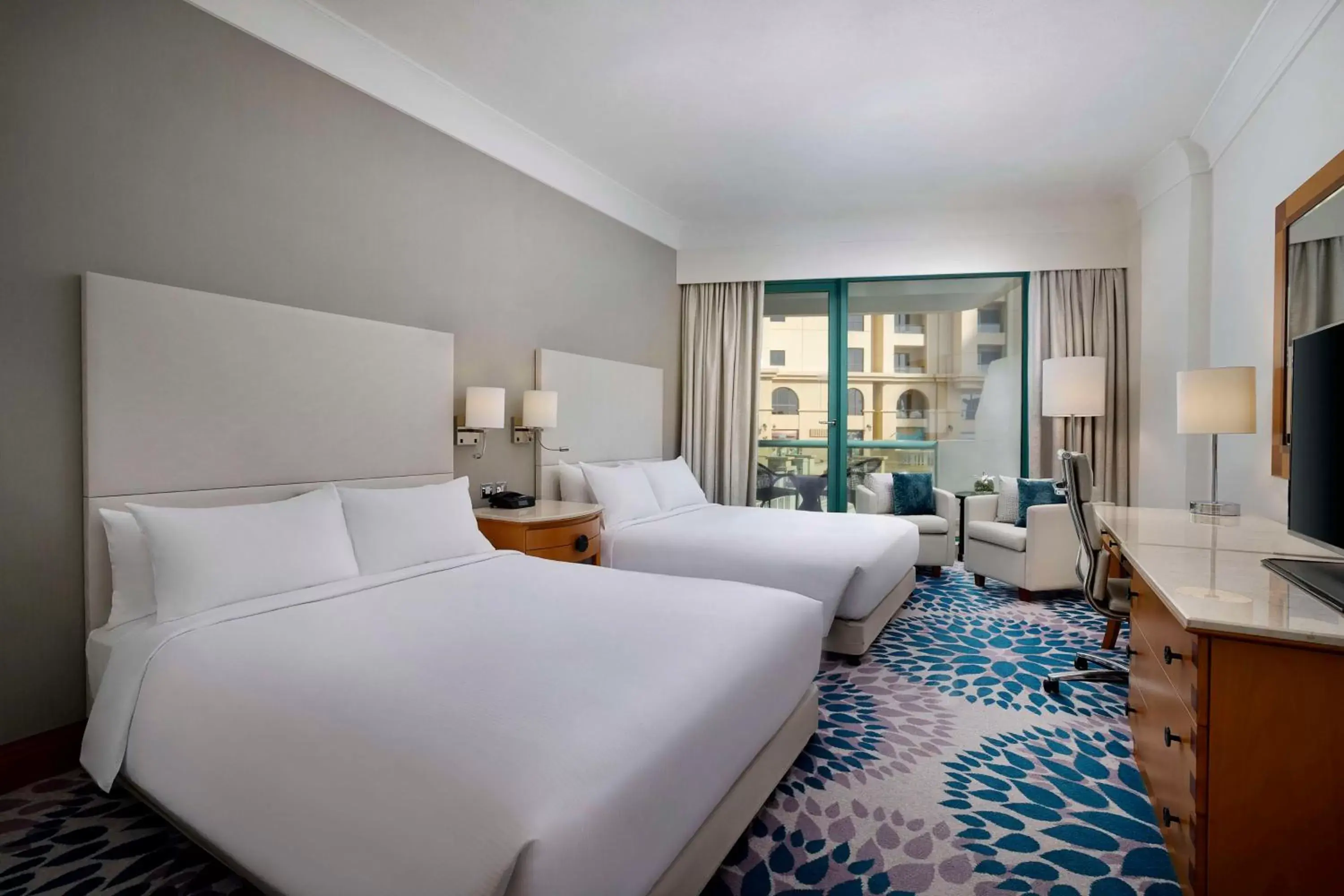Bed in Hilton Dubai Jumeirah