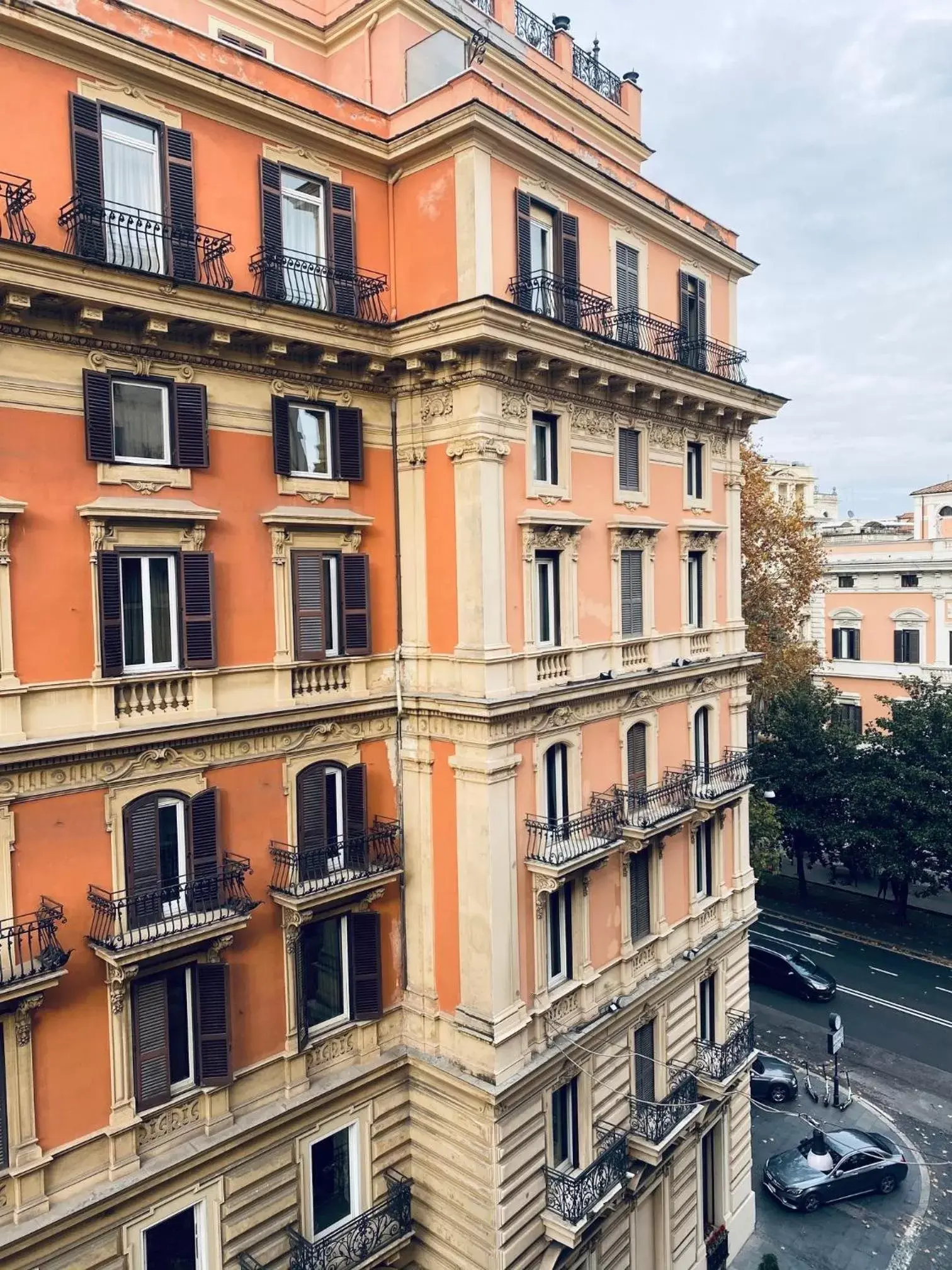 City view in Grand Hotel Palace Rome