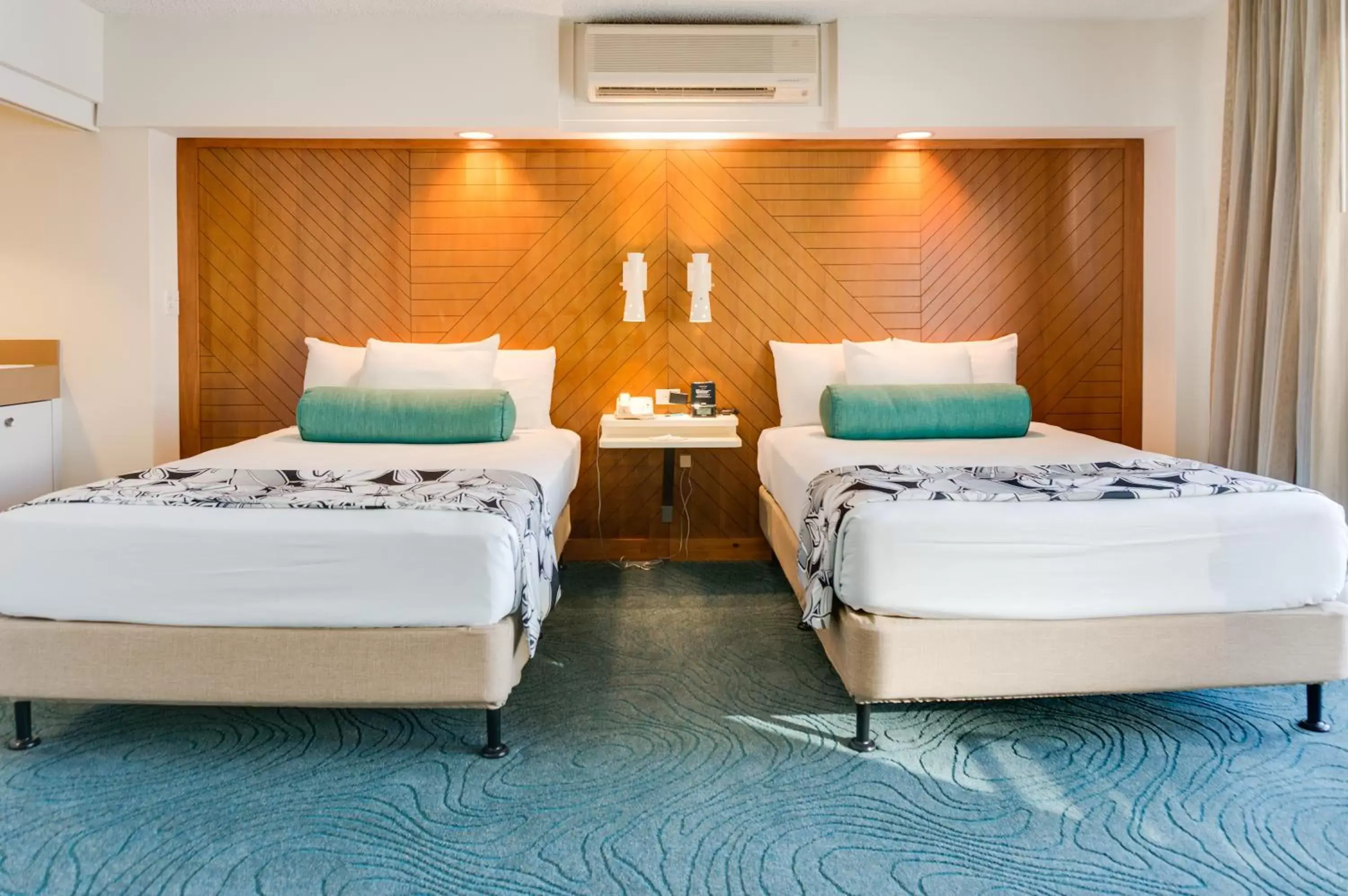 Bed in Aqua Oasis