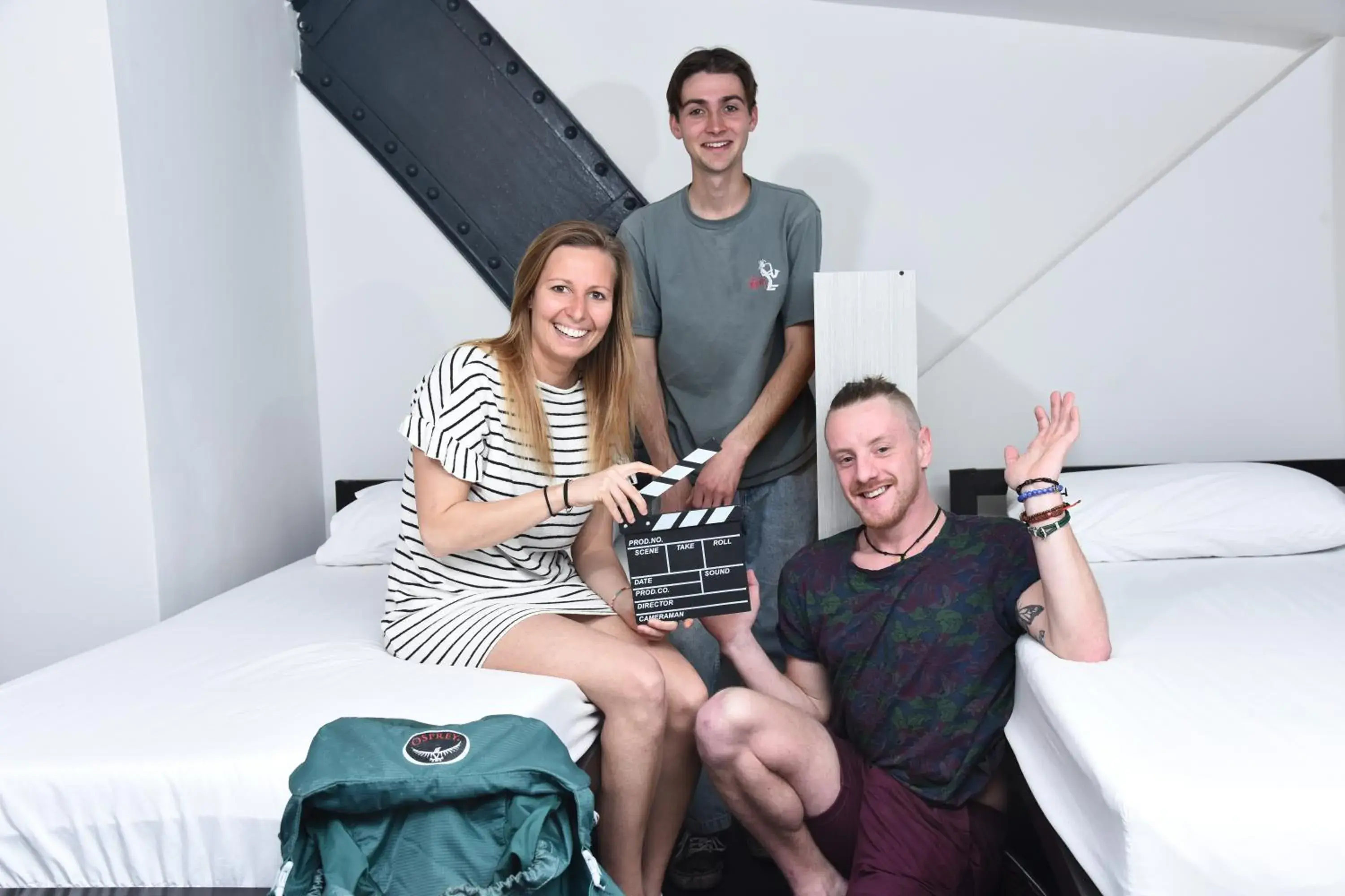 People, Family in Cinema Hostel Jerusalem