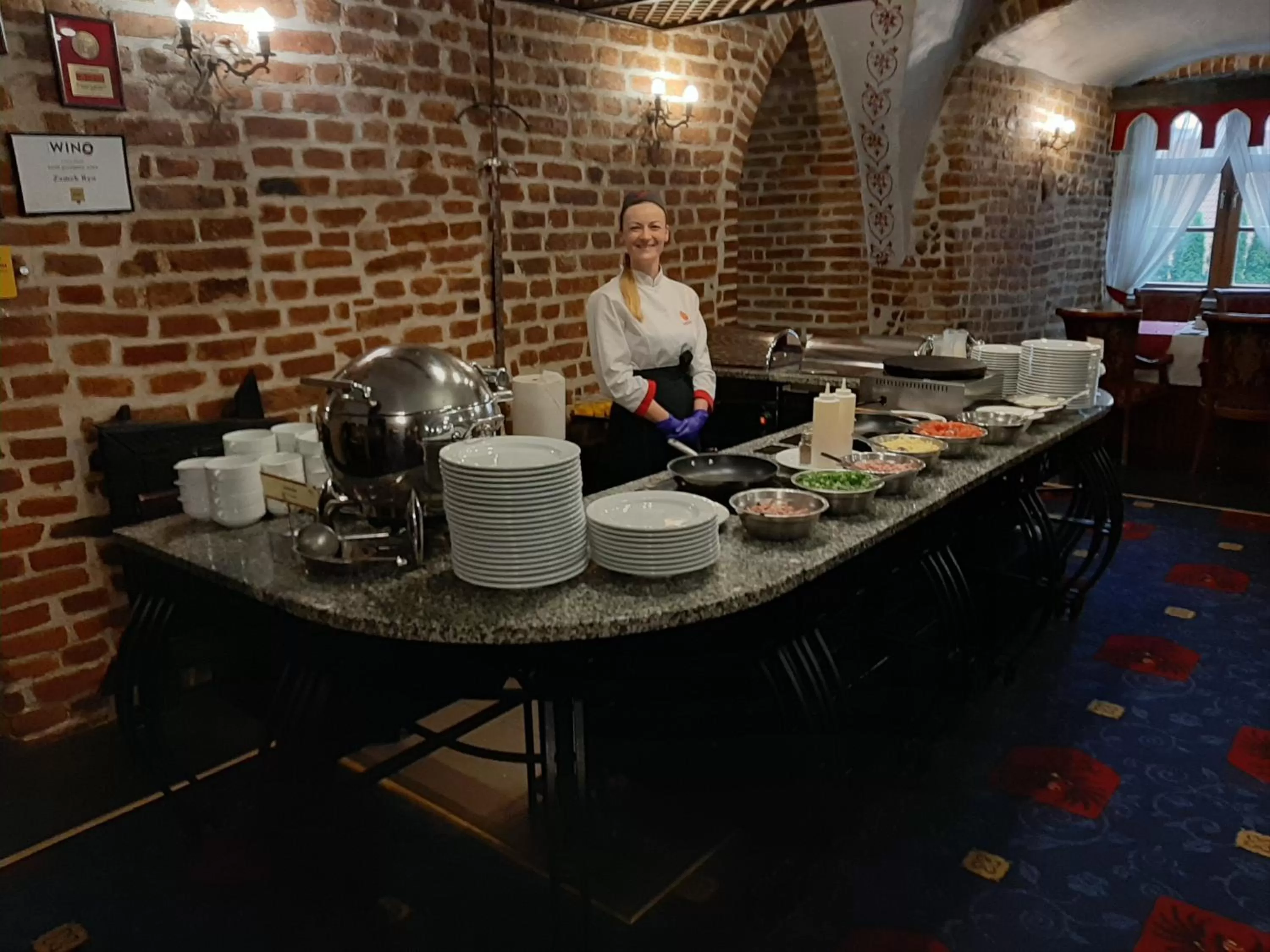 Staff in Hotel Zamek Ryn