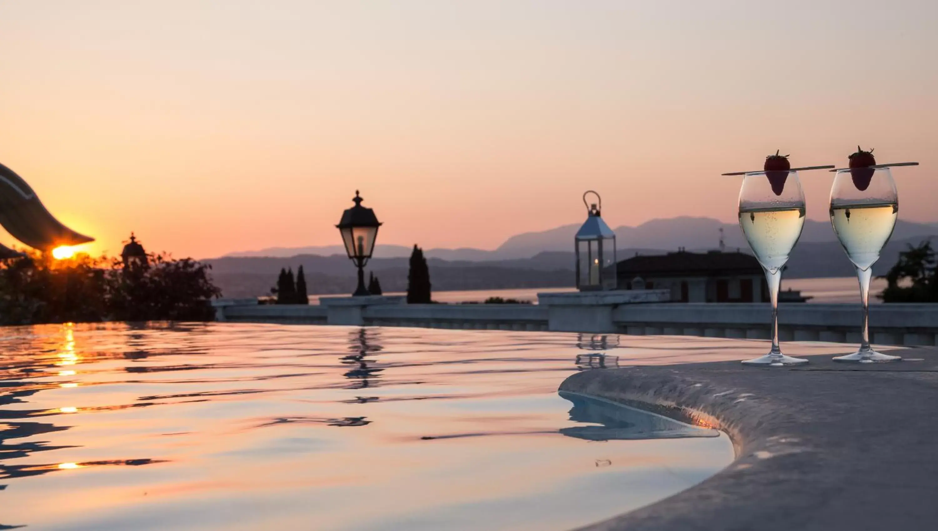 Swimming pool, Sunrise/Sunset in Palace Hotel