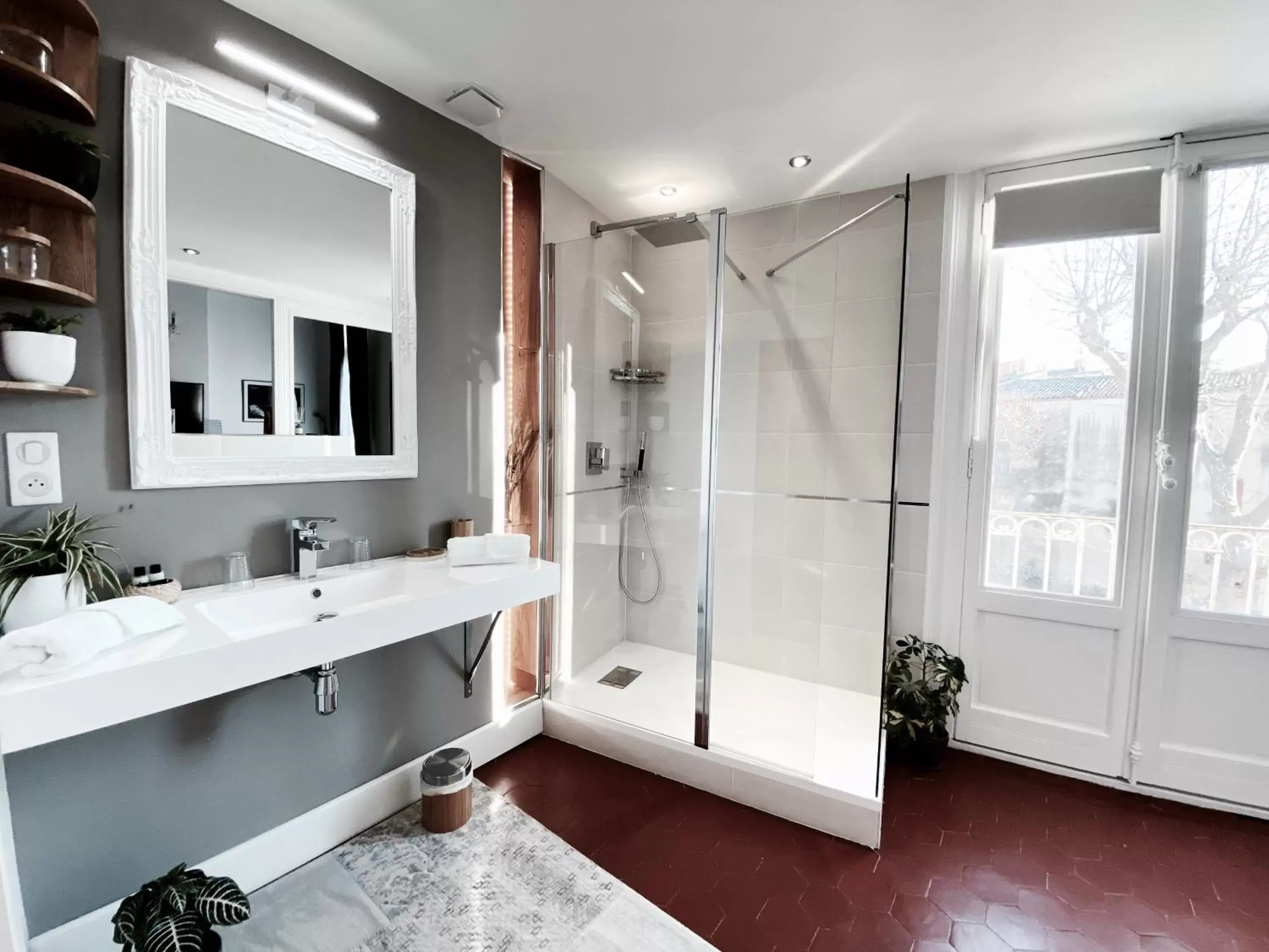 Bathroom in La Domitia - Maison d'hôtes, spa, sauna & massages